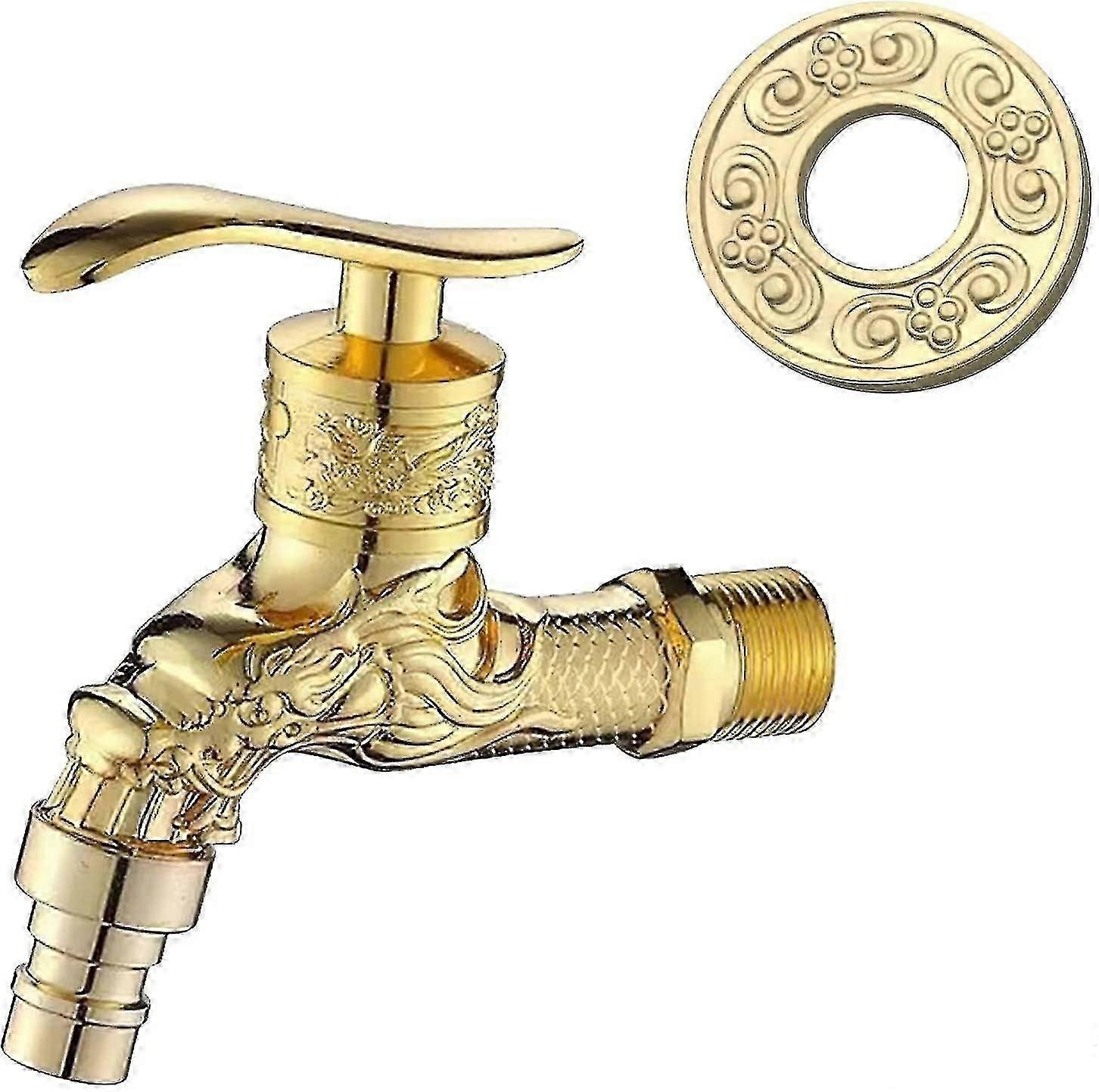 Water faucet for outdoor use with rust-resistant coating