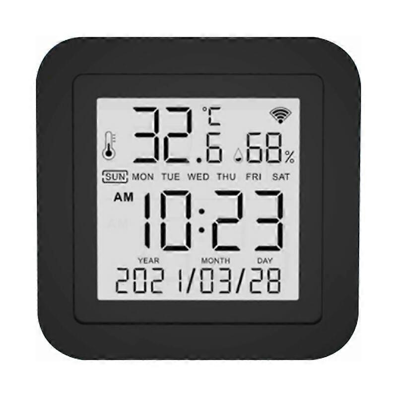 Temperature and humidity sensor + infrared remote control display IR voice alarm