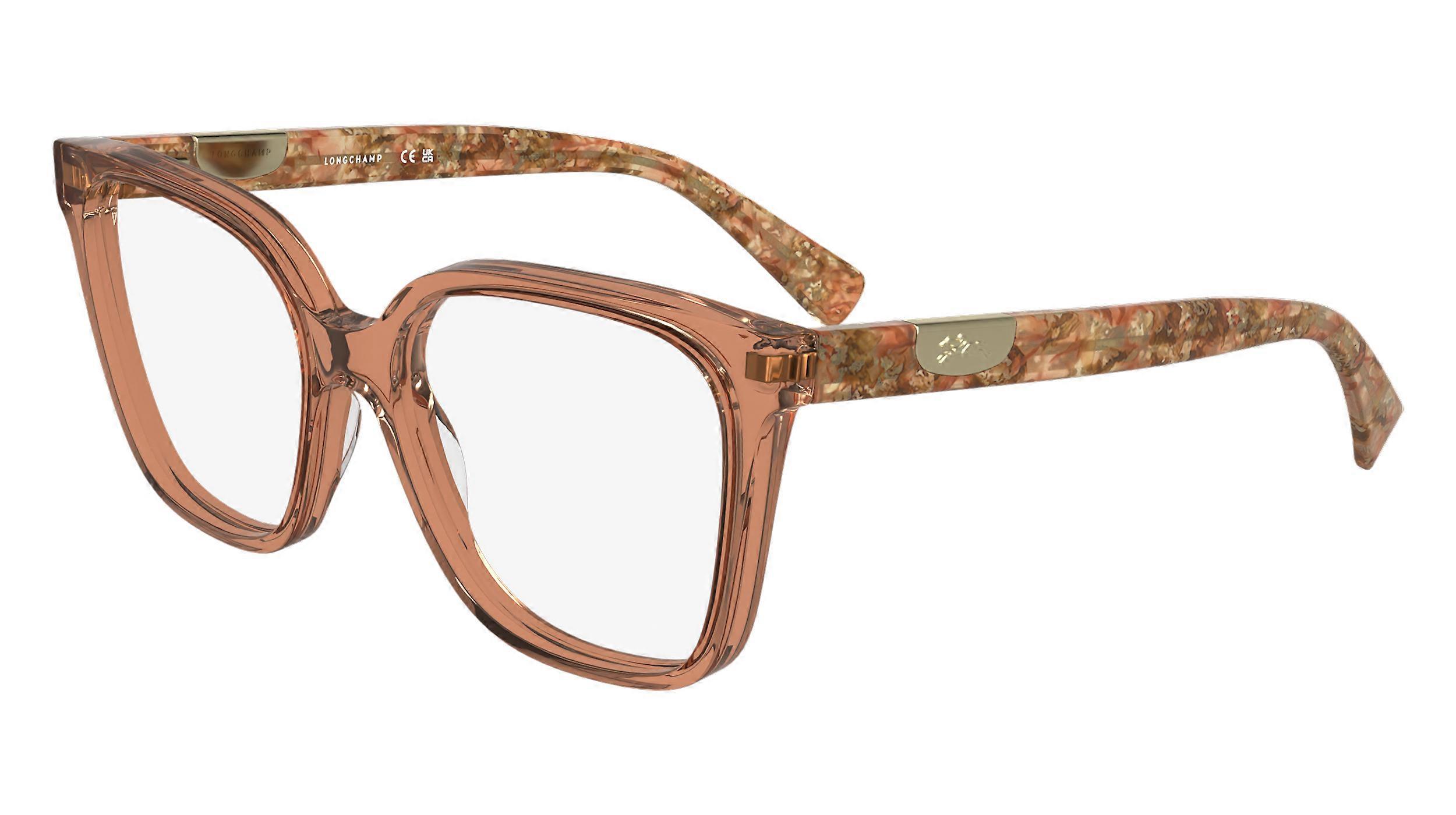 Eyewear Frames LONGCHAMP LO2765 N 842 TRANSPARENT ORANGE 55/16/140 FEMALE