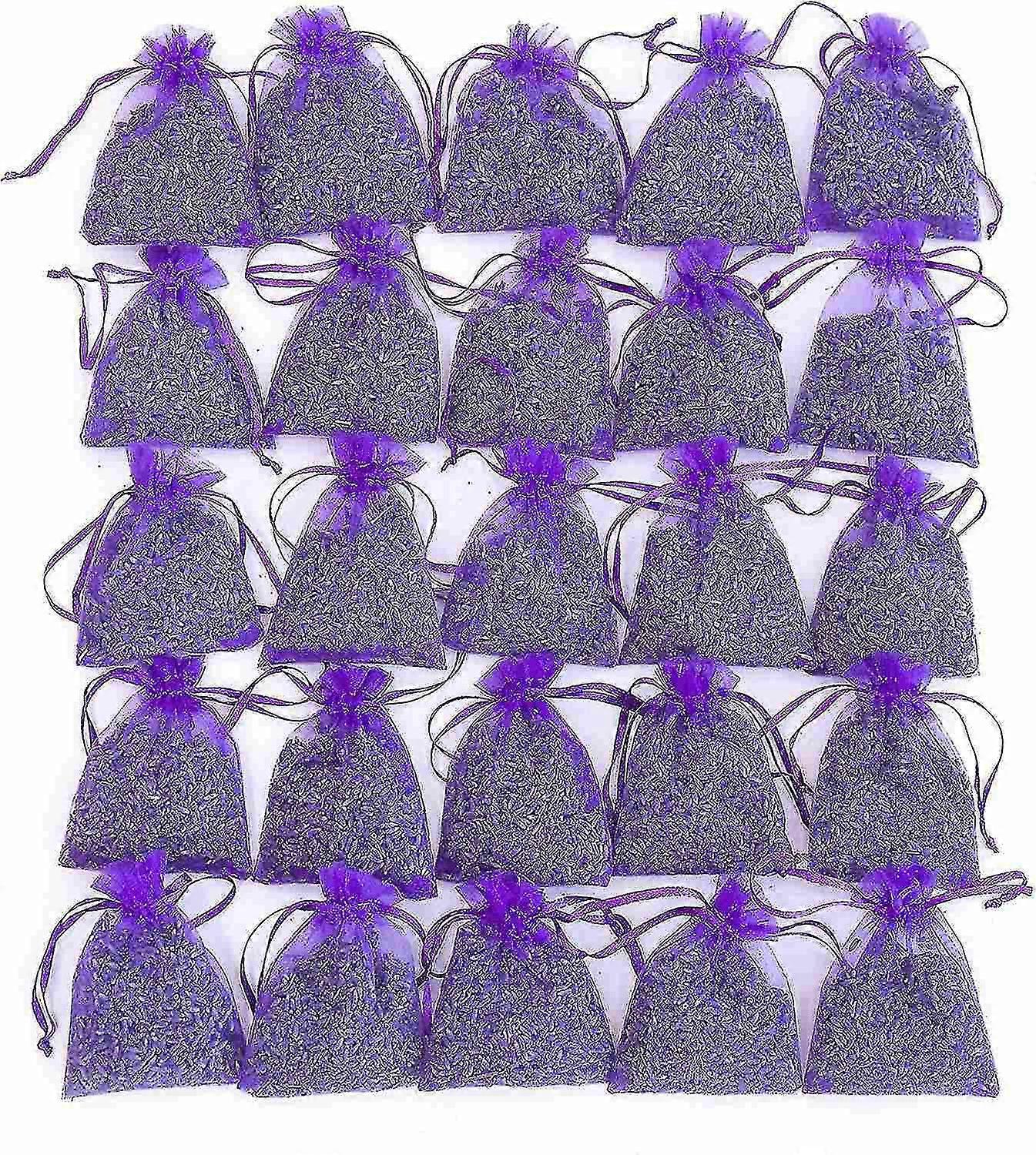 Saco de 25 sachets de lavanda seca flor lavanda sachets