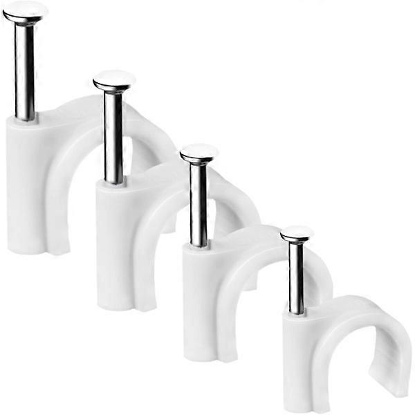 400-pack Steel Wall Clips for Cables, Various Specifications, Strong