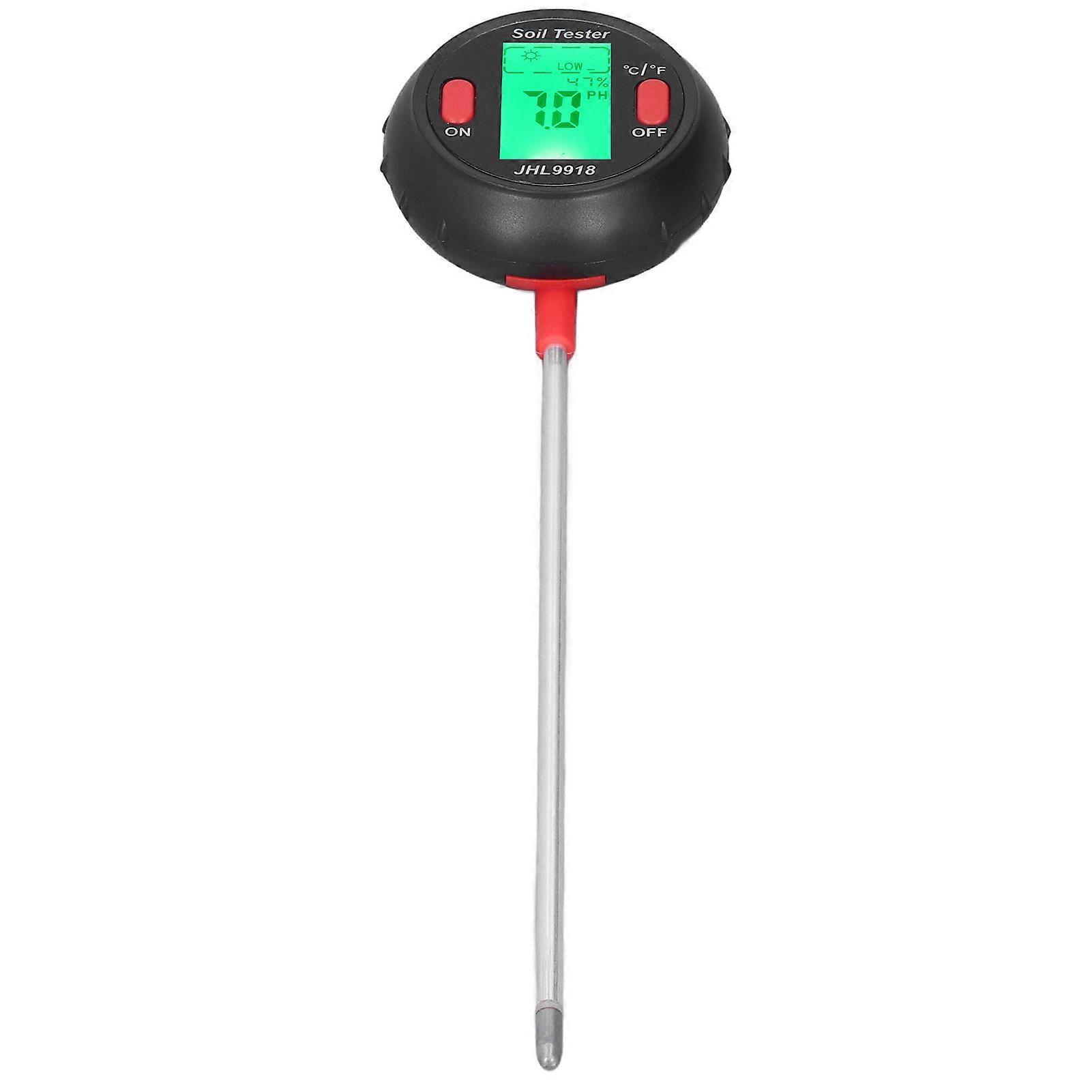 Soil Moisture Meter 5-in-1 PH Light Temperature Test, High Accuracy