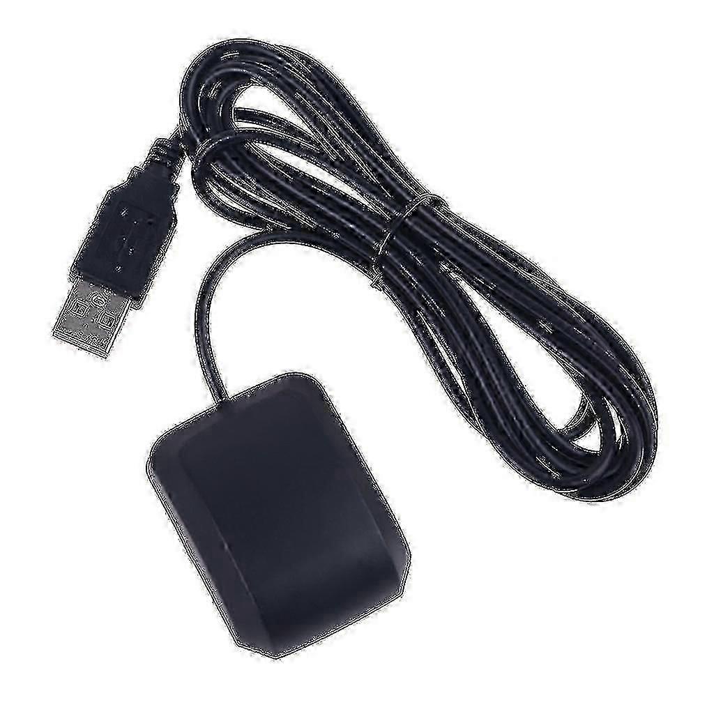 USB GPS Module Receiver with Antenna for Laptop Car Navigation, External GNSS G-Mouse for Vehicle Outdoor Positioning