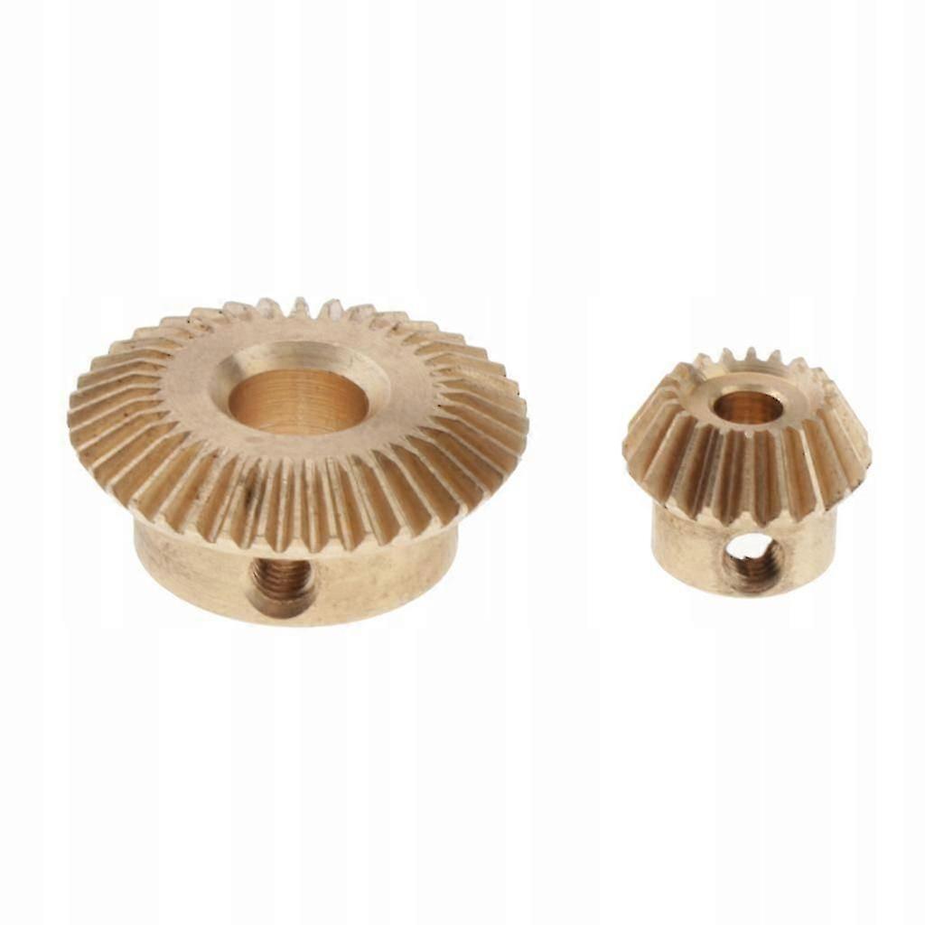 1 Set 0.5 Module Copper Brass Bevel Gear