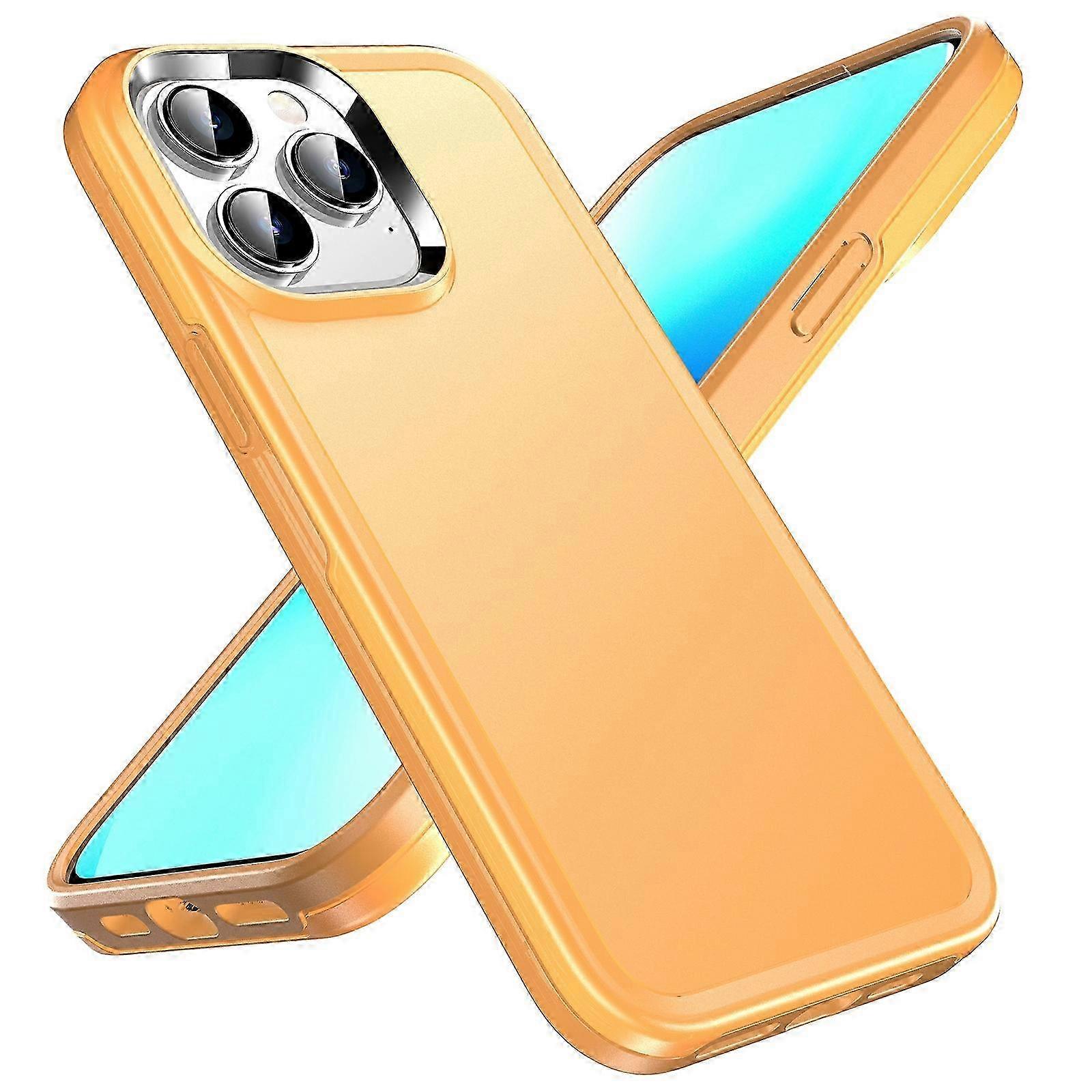 For iPhone 12 Pro Max Double Solid Color Armor Phone Case 2025