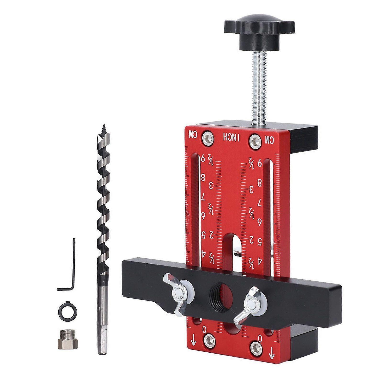 Cabinet Door Installation Locator Positioner Aluminum Alloy Adjustable Cabinet Door Mounting Jig for Board Thickness Under 85mm