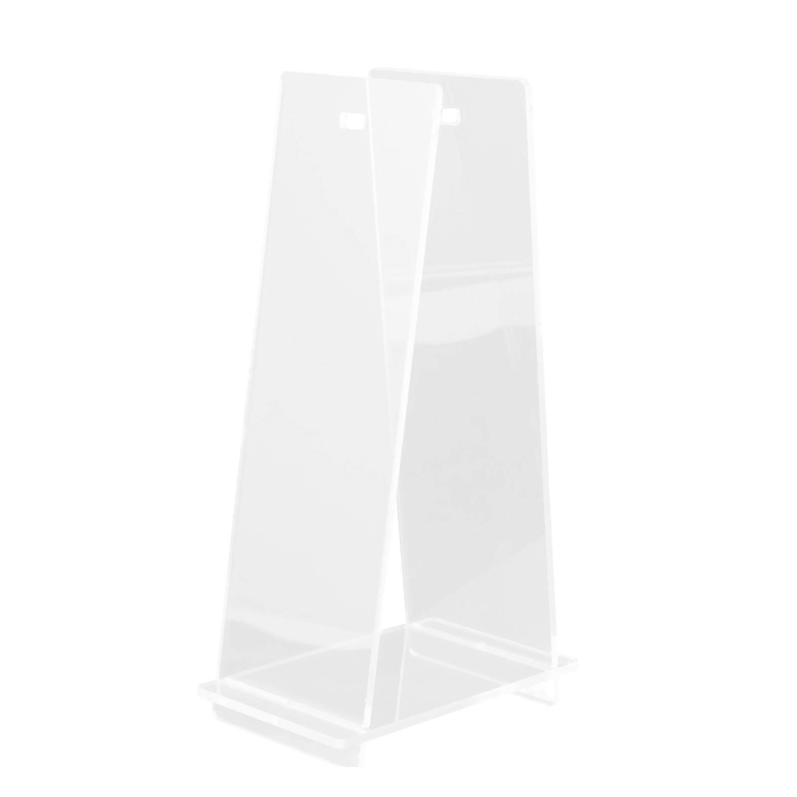 Calendar Holder Acrylic Desk Calendar Support Holder for Office 5Pcs Transparent