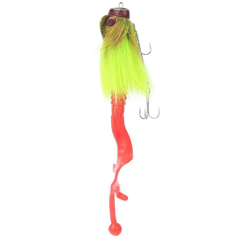 Simulation Mouse Shape Resin Fishing Lure Soft Bait Tackle with Dual Treble Hook