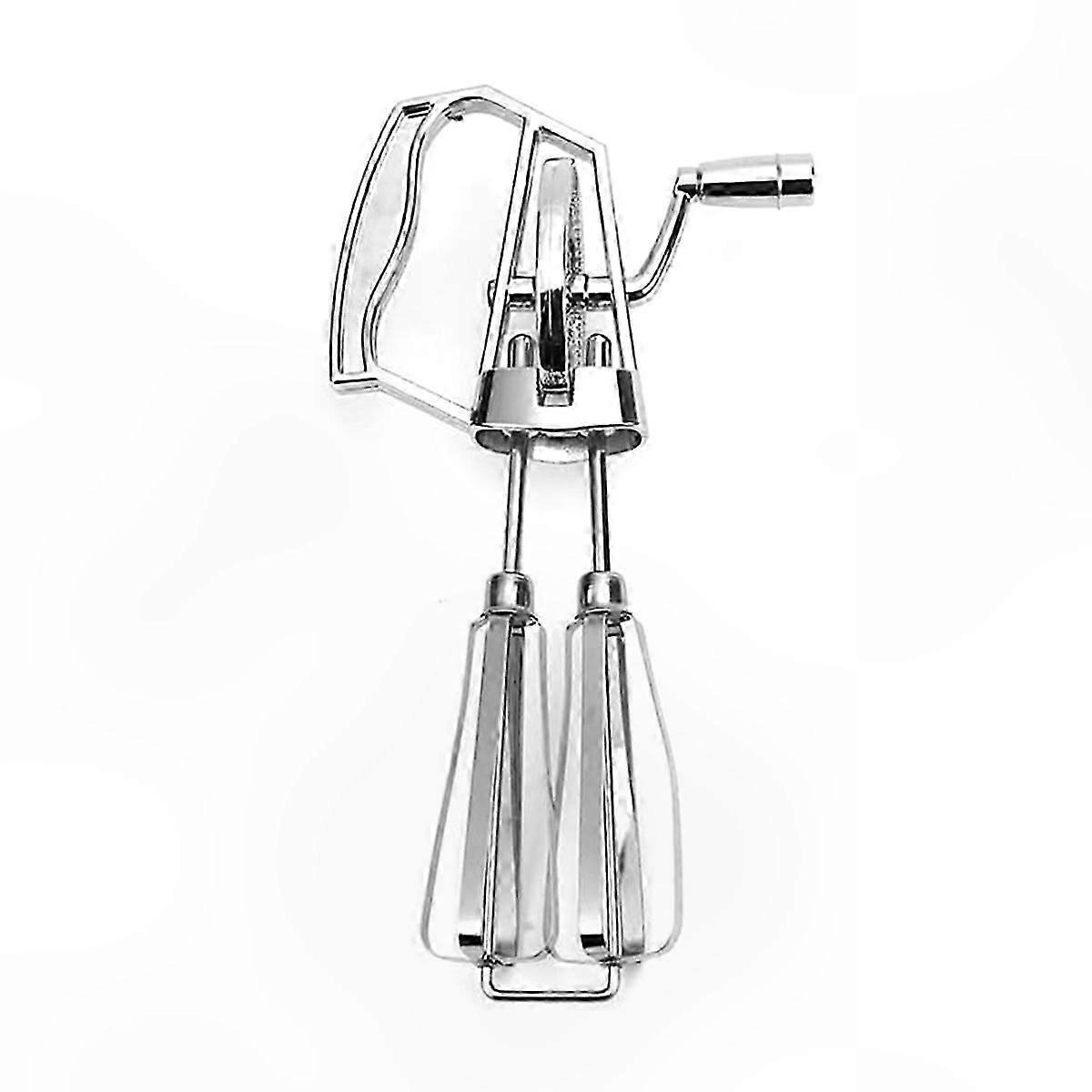 Stainless Steel Hand Egg Beater with Ergonomic ABS Handle, Compact and Durable Whisk for Effortless Mixing
