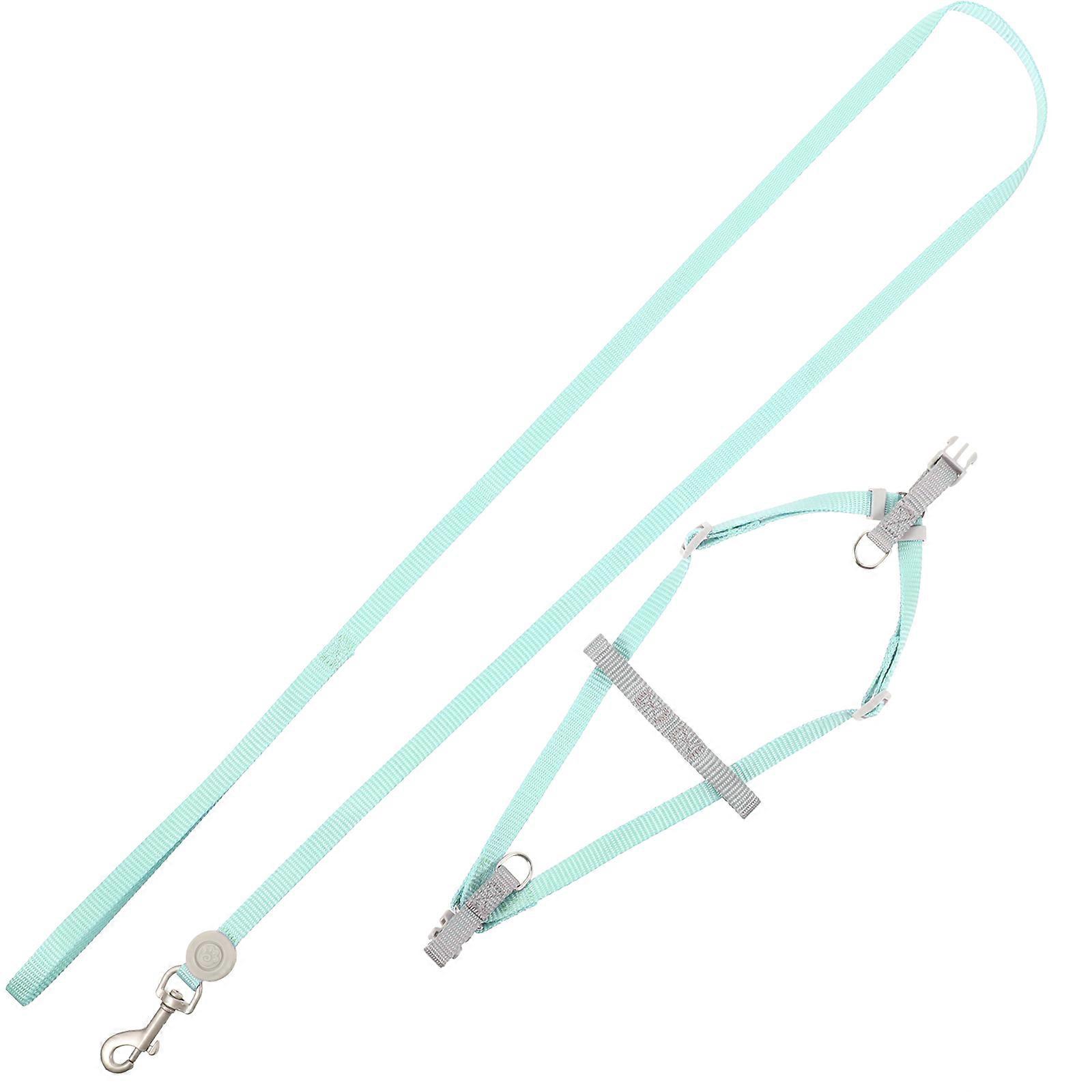 Cat Harness and Leash Escape Proof 1Set of Green Small Cat Walking Leash