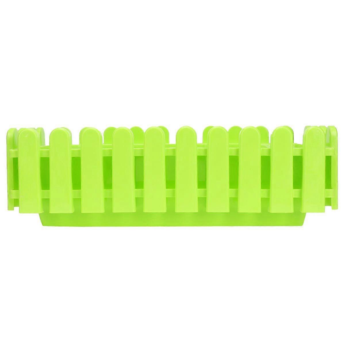 Cerca de plástico rectangular Macetas Plantas verdes Maceta suculenta maceta