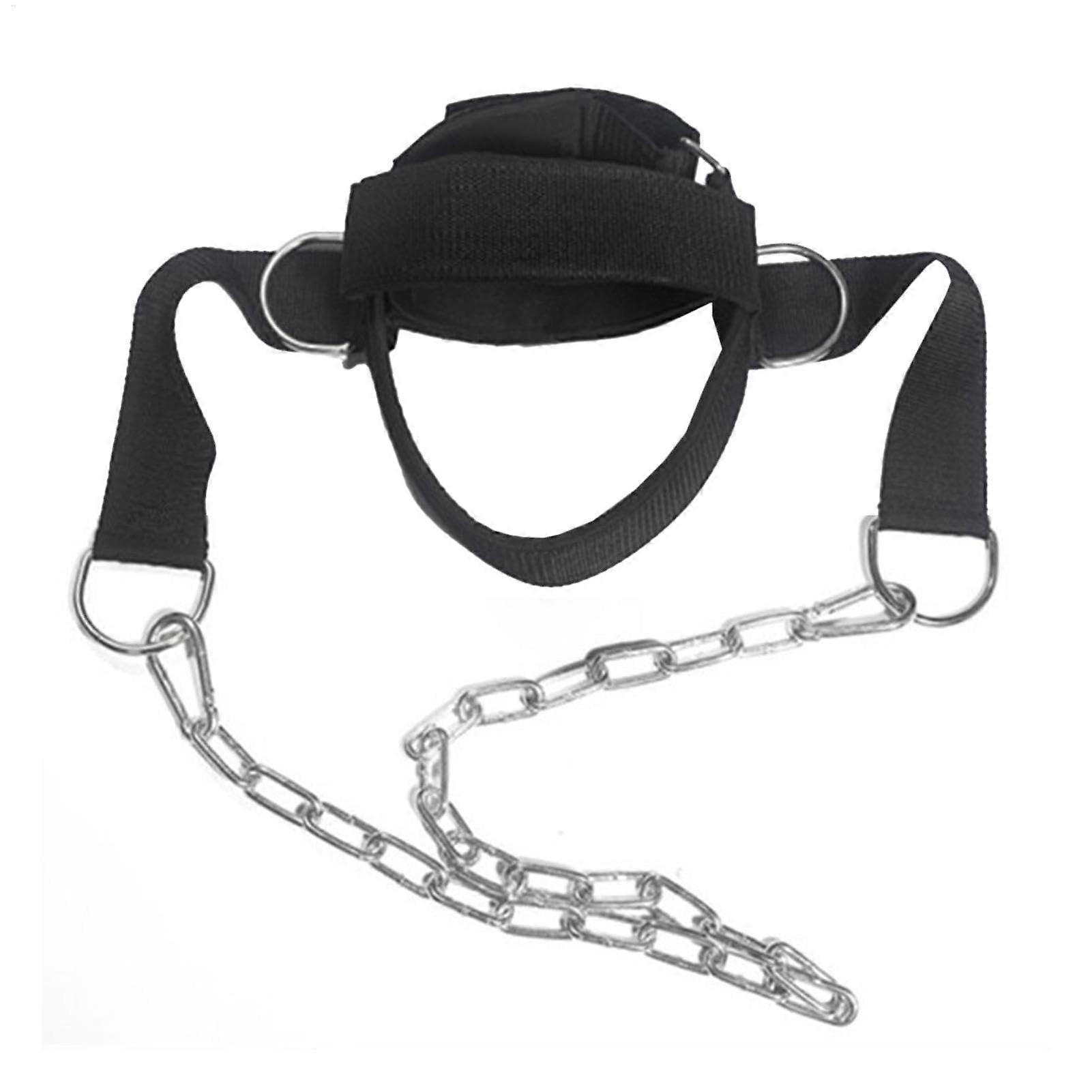 Head Harness For Neck Training Adjustable Neck Harness, Weight Training, Nylon Material, Size M, Neck Exercise Builder