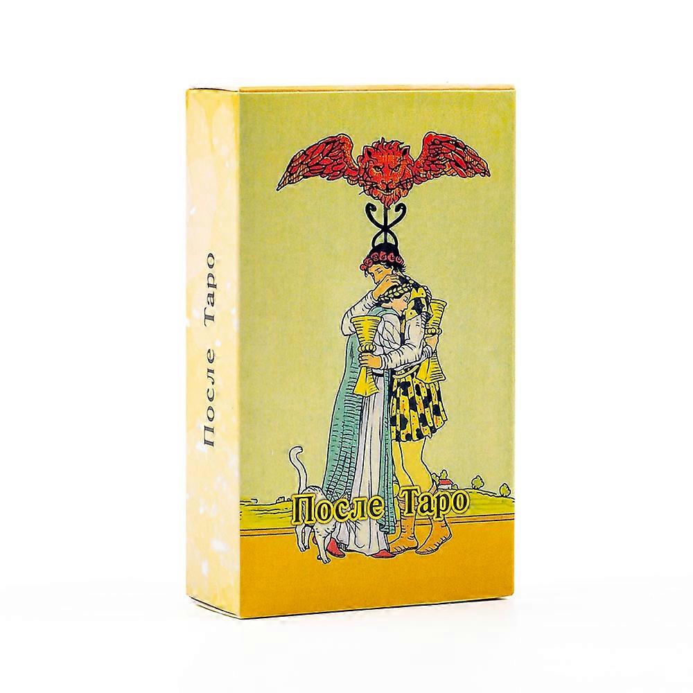 Russian Visions �����ݧ� ���ѧ�� After Tarot Cards 78Pcs Fate Divination Tarot Cards FortuneTelling Card Games Party Board Game