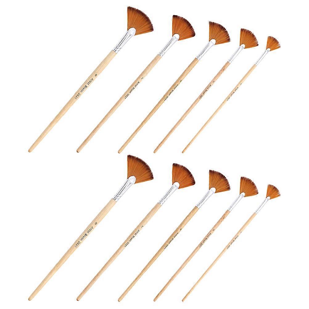 Watercolor Painting Brush Artist Flat Designed for Multi-Function Use 30Pcs