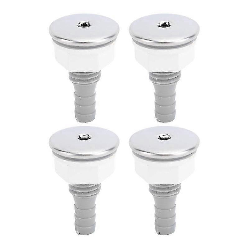 Bathtub Air Bubble Jet Nozzle 4pcs PVC SPA Straight for Pool Accessory