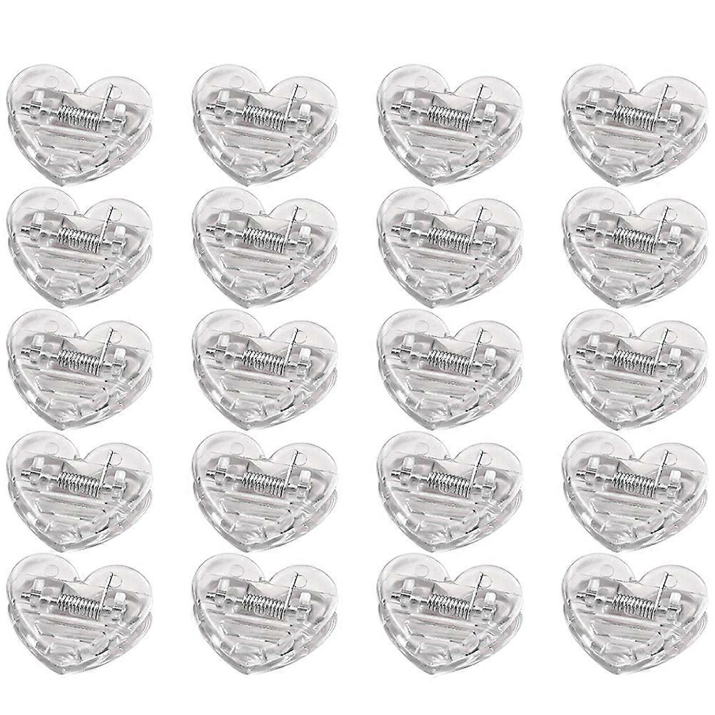 40Pcs Transparent Photo Clips Multi-Function Decorative Picture Clips