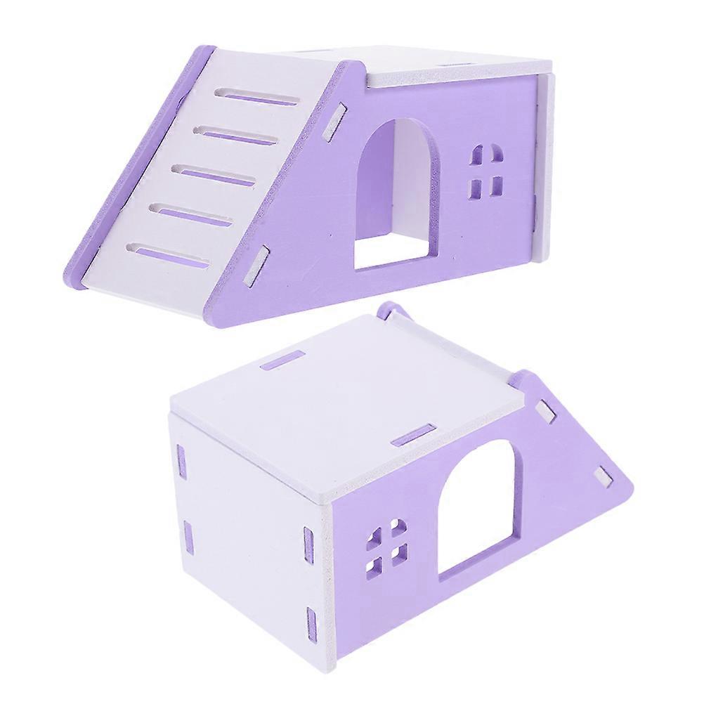 Guinea Pig Hideout Hamster House for Small Pet Use 8Pcs Set