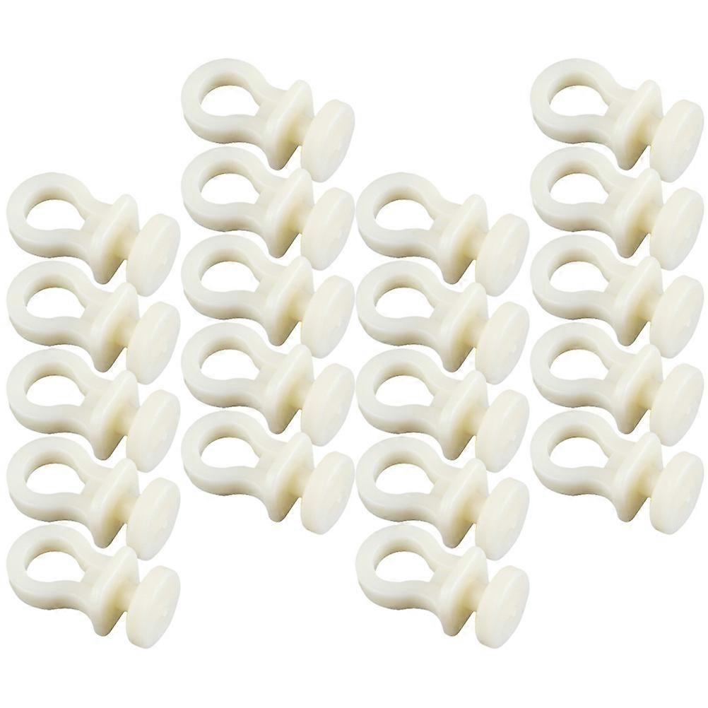 Curtain Track Glider Plastic Curtain Wheels for Window Use 250Pcs