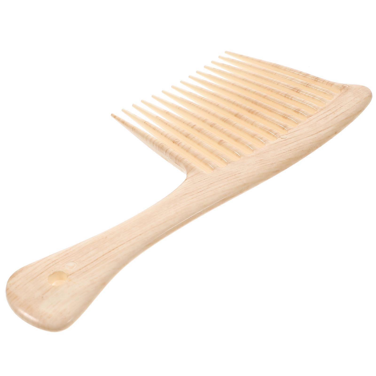 Large Tooth Wide-Tooth Comb Plastic Detangling for Long Beard Portable