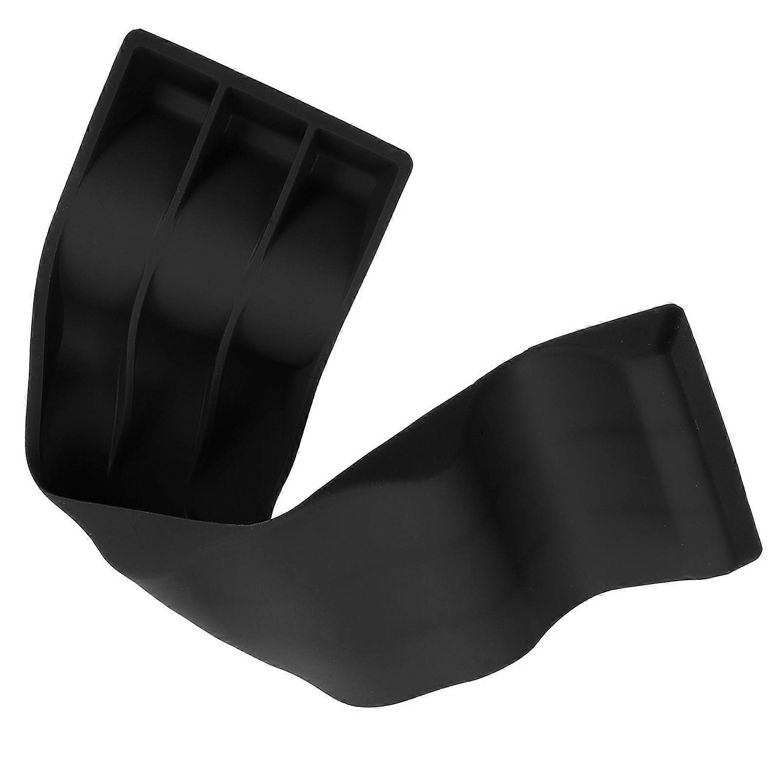 Silicone Wine Holder Rack for Storage Use 5Pcs Black Folding Rack