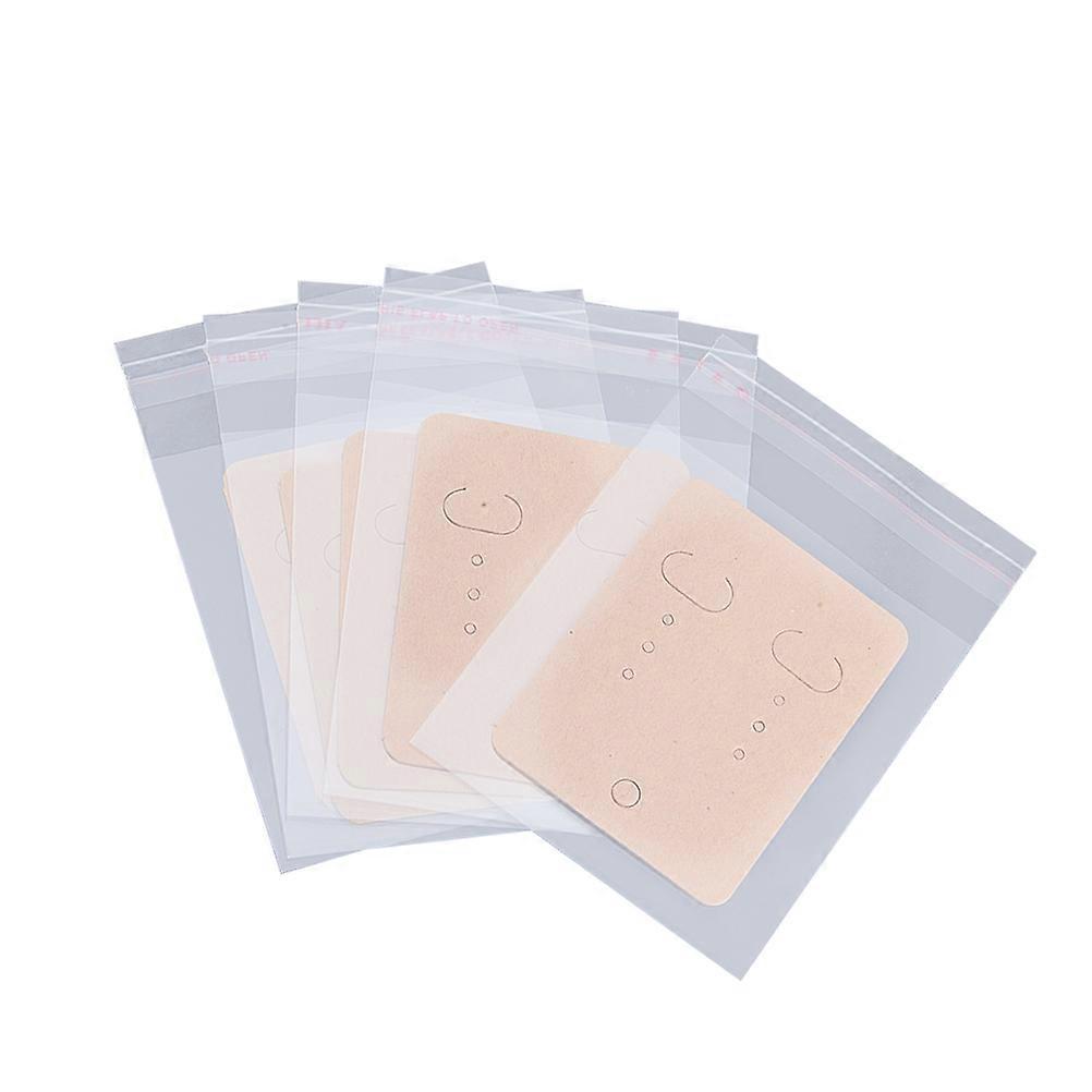 Display Hanging Card Jewelry Seller Tool Rectangular Earring Holder For Stud Pendants 200Set