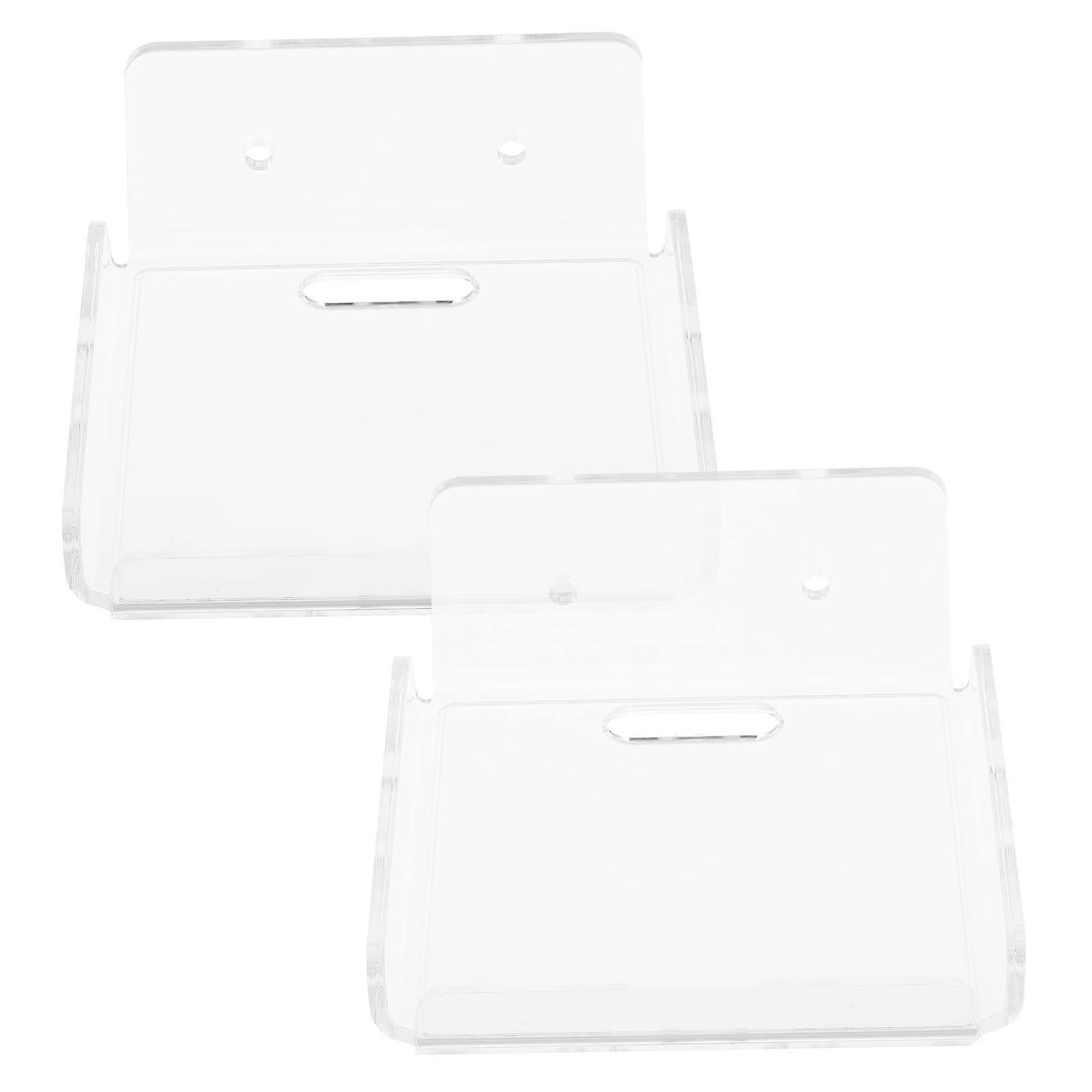 Small Wall Shelf Router Wall Mount Bracket for Storage 10Pcs Acrylic