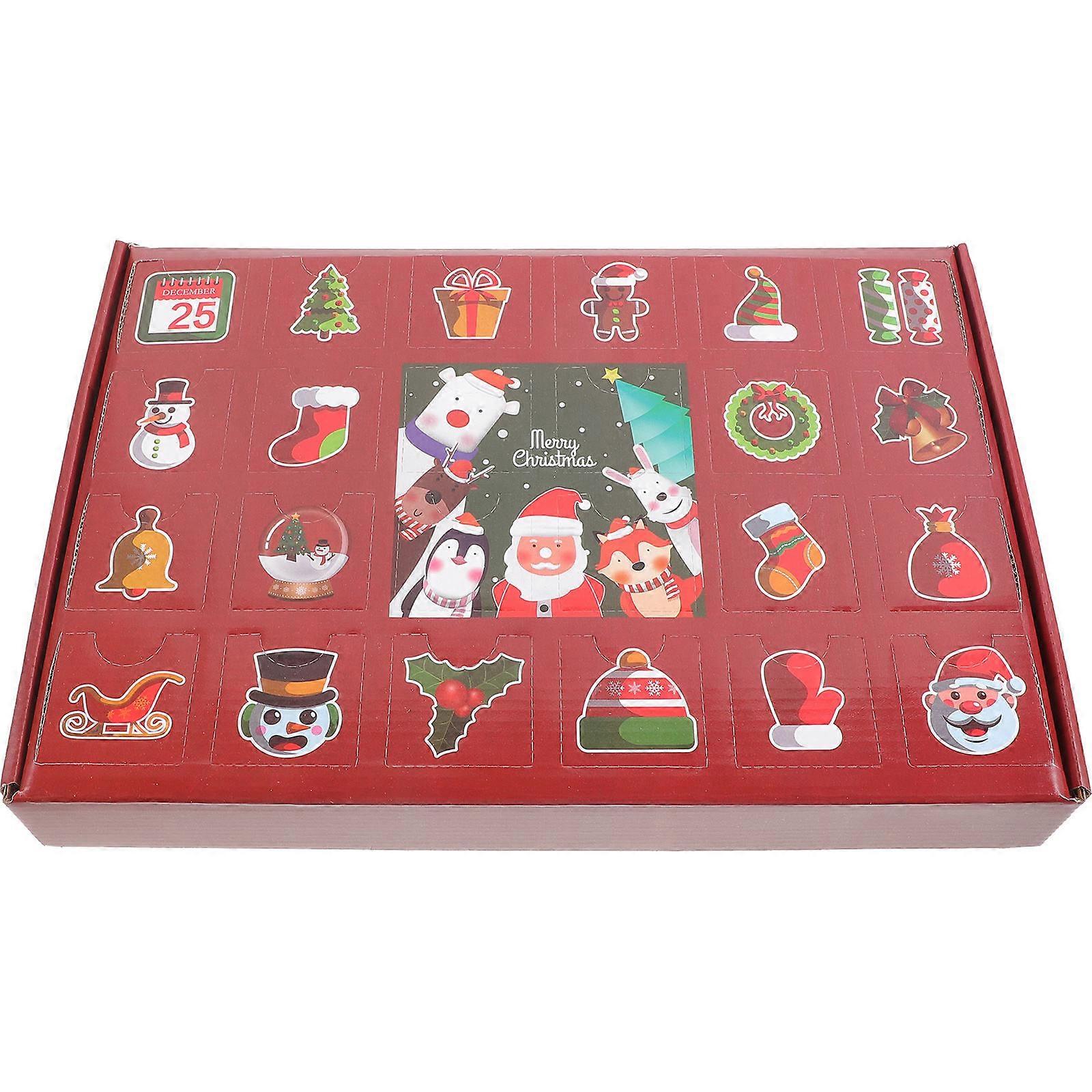 Christmas Paper Raffle Box DIY Gadget Case for Party