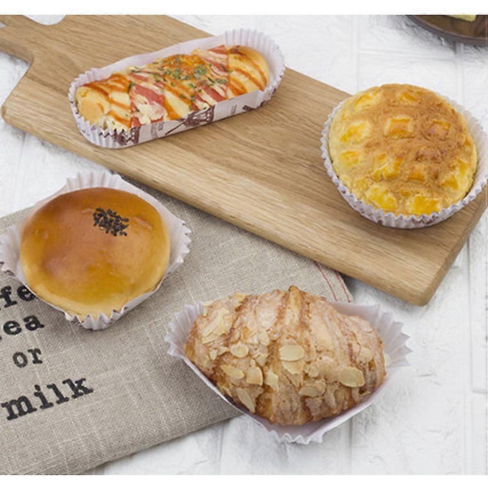 Bread Tray Boat Shape Cupcake Liners for Baking Use 200 Pieces