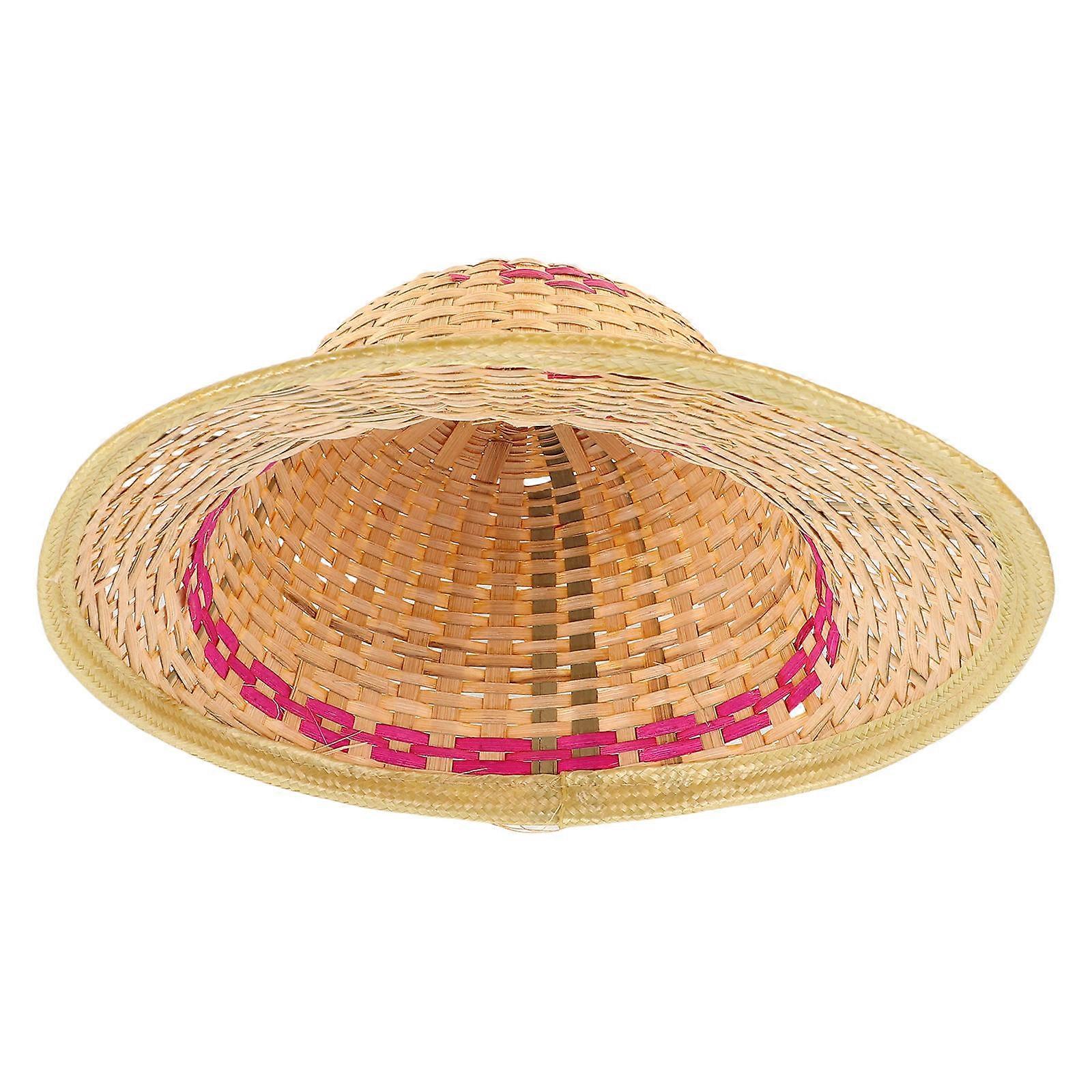 Outdoor Use Bamboo Safety Sun Protection Cap with Visor 2Pcs