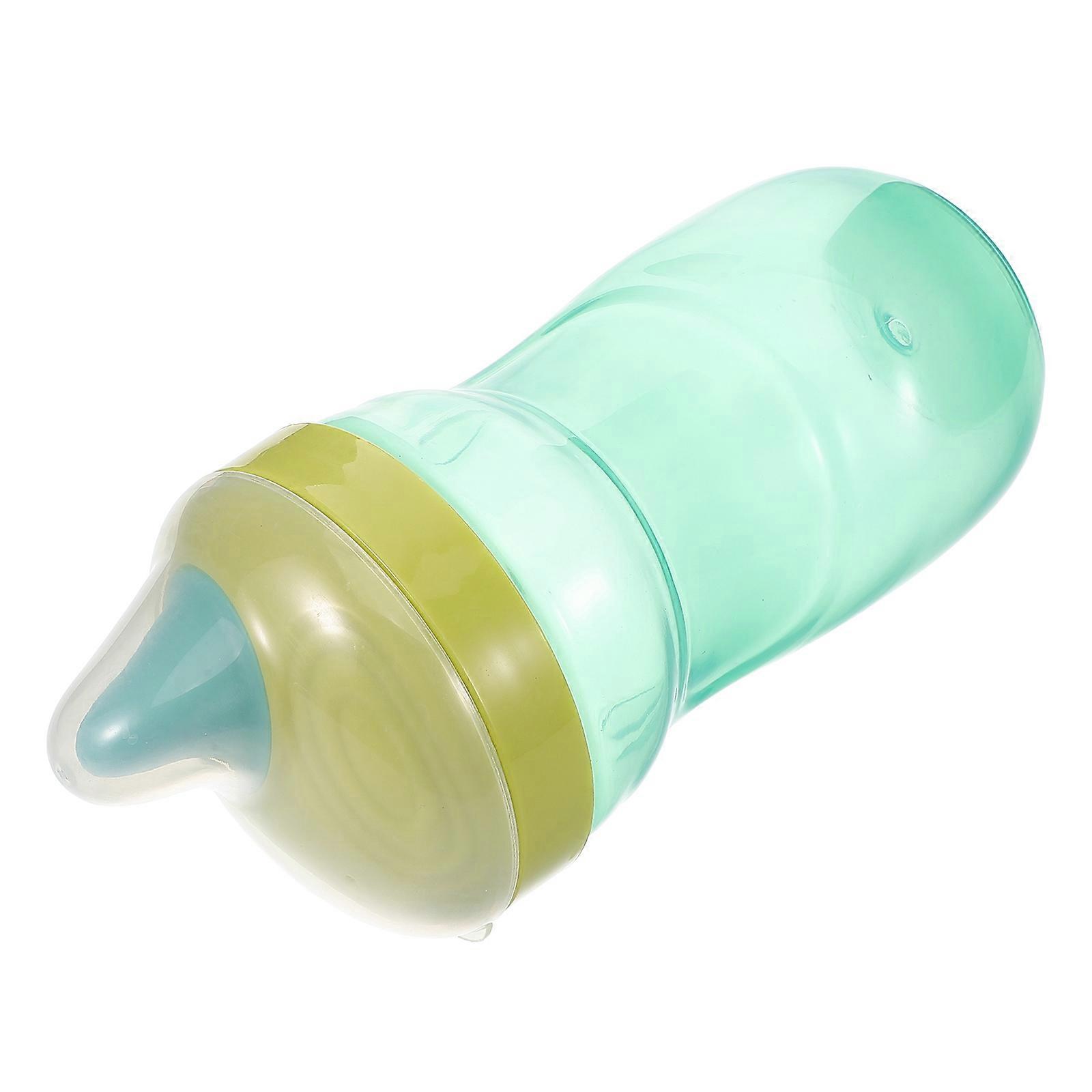 Spill Proof Toddler Drinking Bottle for Drinking Hard Spout Sip Cup Green