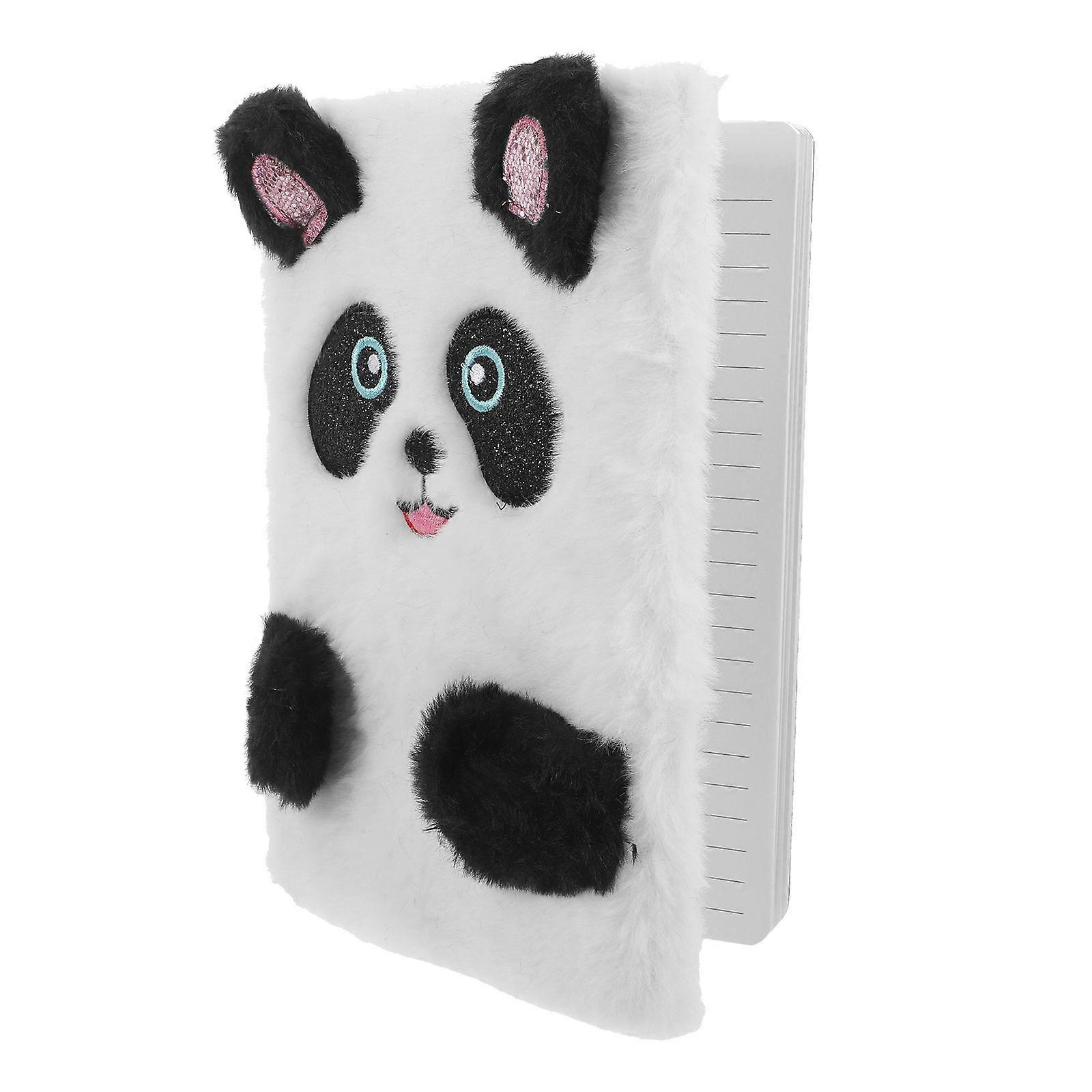 Writing Pad Cartoon Girls Notebook for Students Supplies 3Pcs Plush Material