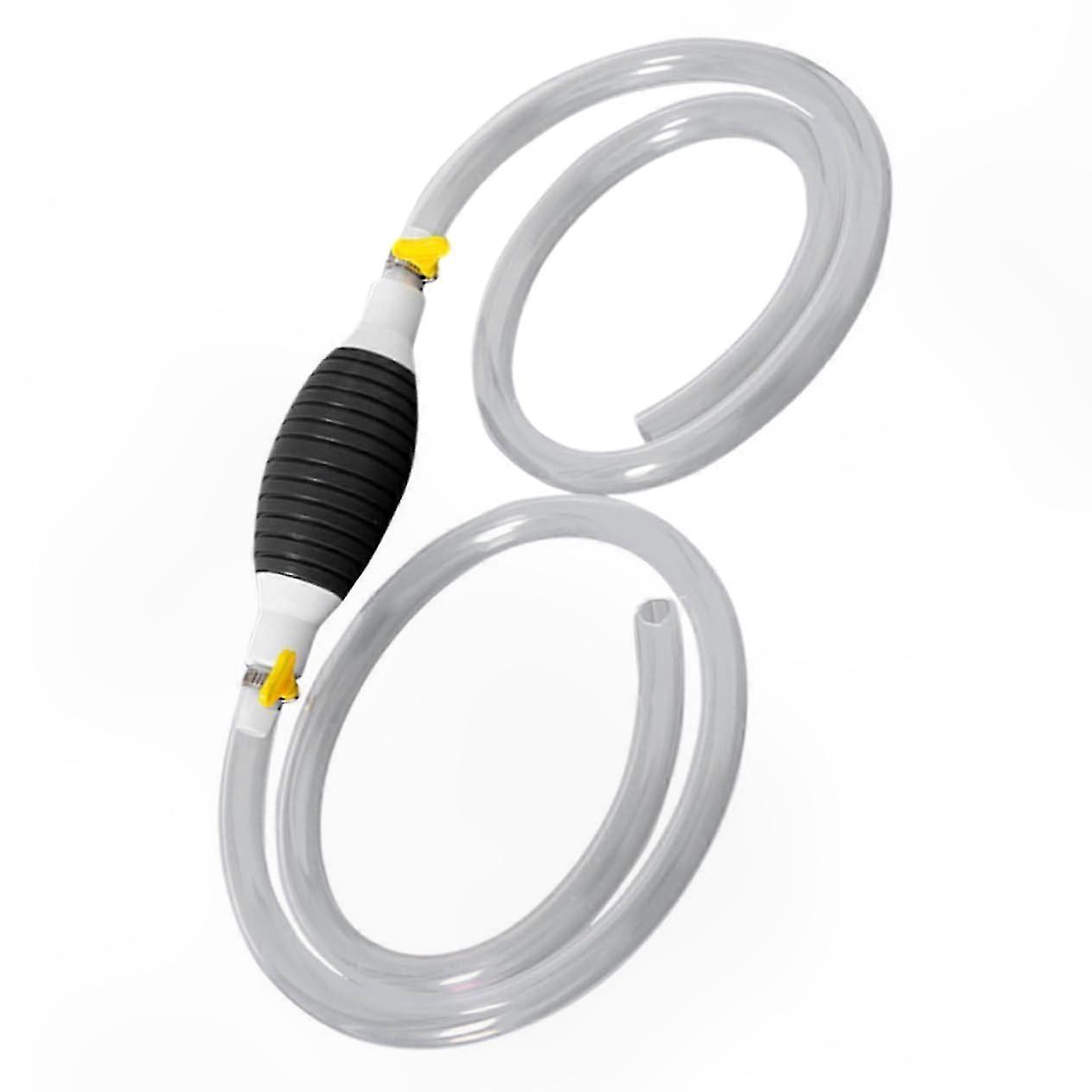 Manual Fuel Transfer Pump with Flexible Hose for Gasoline Siphoning Durable and Practical Solution for Tank Extraction