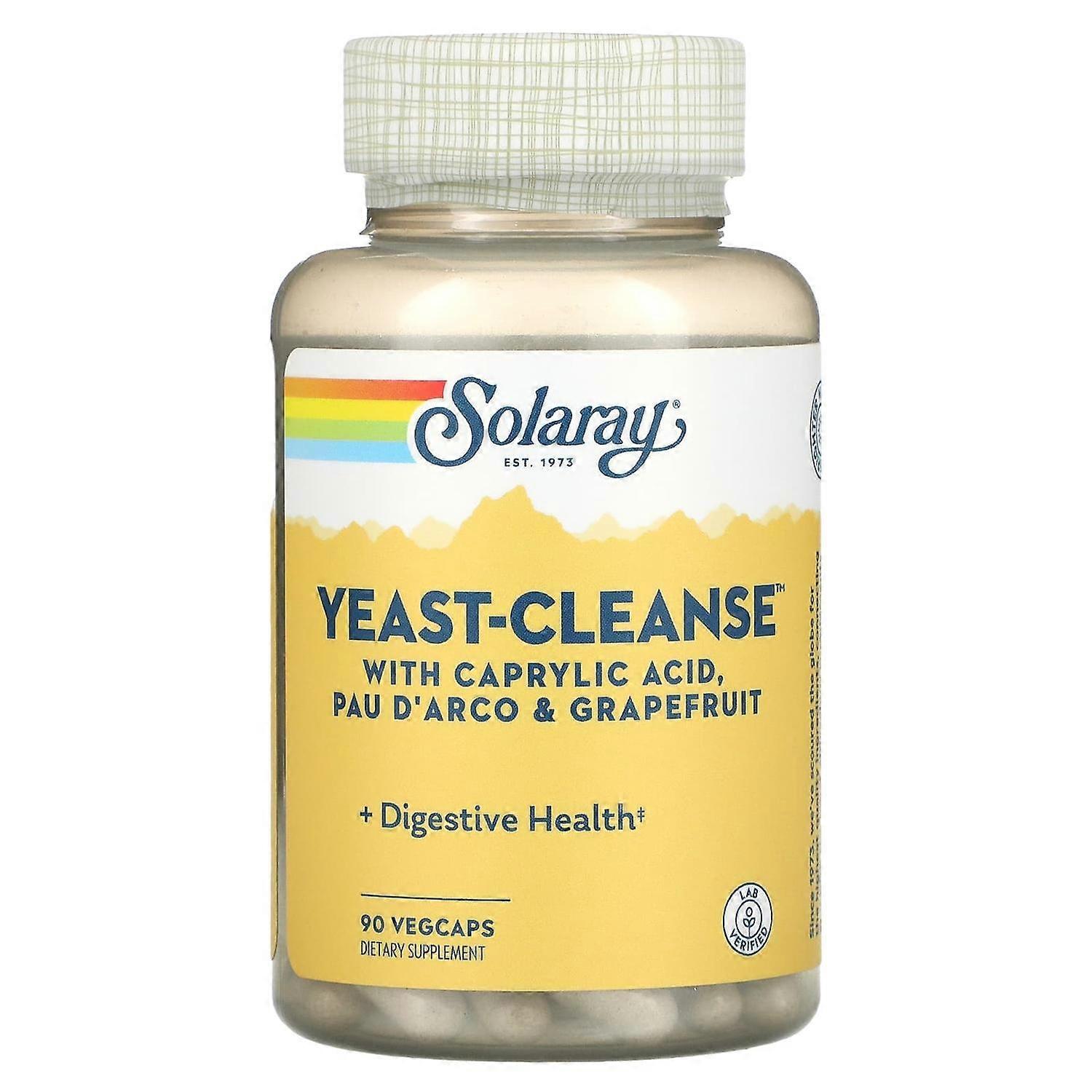 Solaray, Yeast-Cleanse, 90 VegCaps