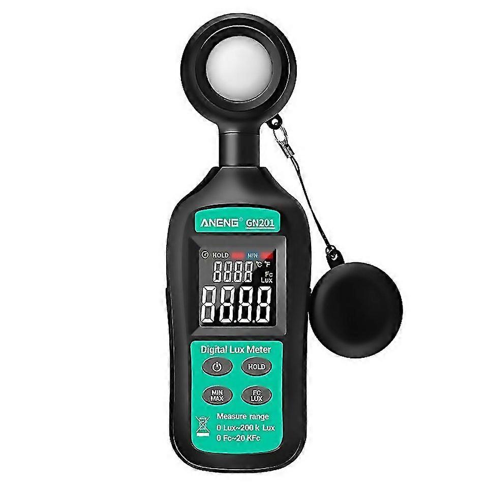 For Aneng Gn201 High Precision Handheld Light Meter