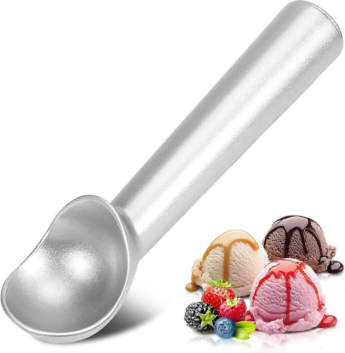 Ice Cream Scoop, 7" Non-Stick Frostproof One-Piece Aluminum Scoop, Heavy Duty Durable Design, Easy to Clean, Suitable for Ice Cream, Cookie Dough, Sor