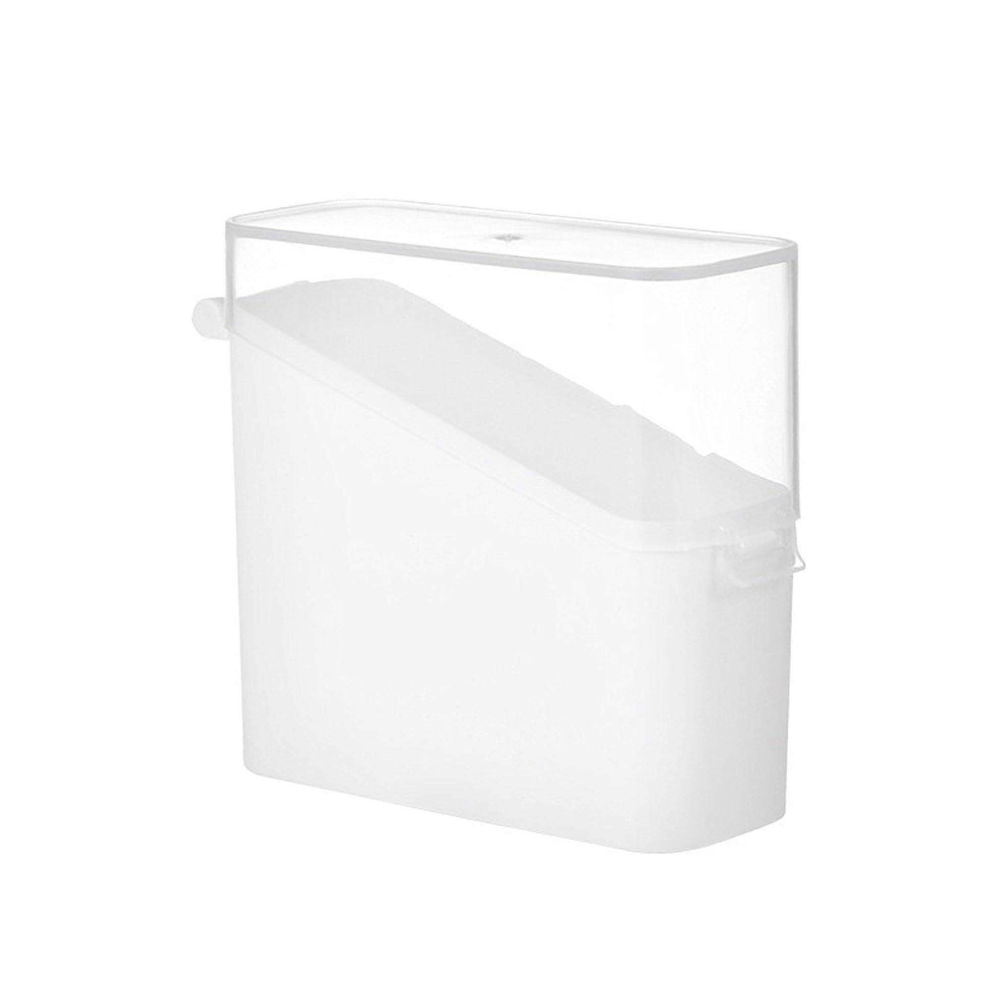 Cow Cheese Slice Holder Storage Container For Refrigerator Sliced Shredded Cheese Keeper For Fridge White