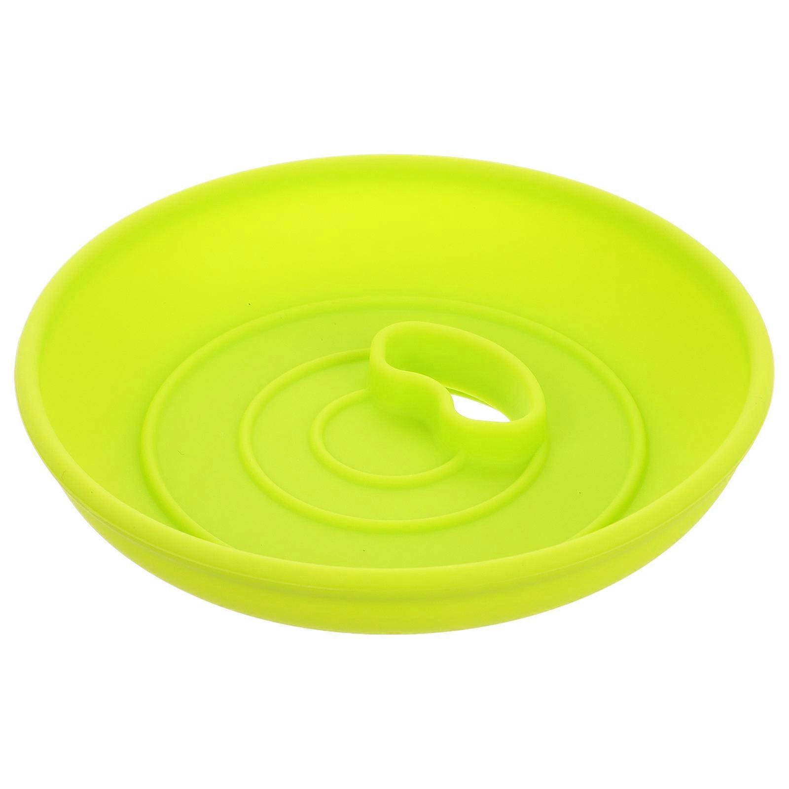 Reusable Silicone Snack Tray for Cans Green Color Versatile 4Pcs Set