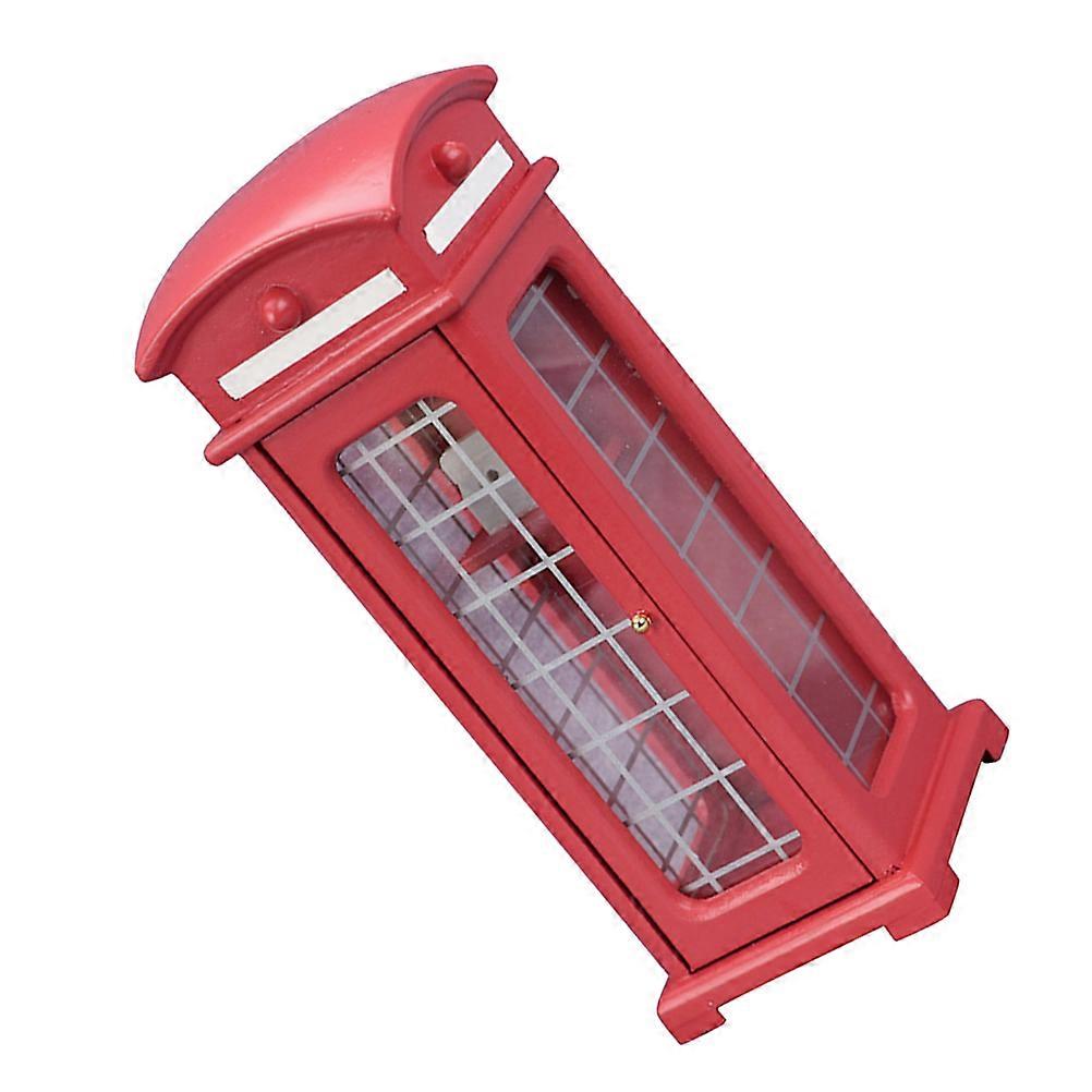 Mini Model Doll House Decoration with 2Pcs for Home Display