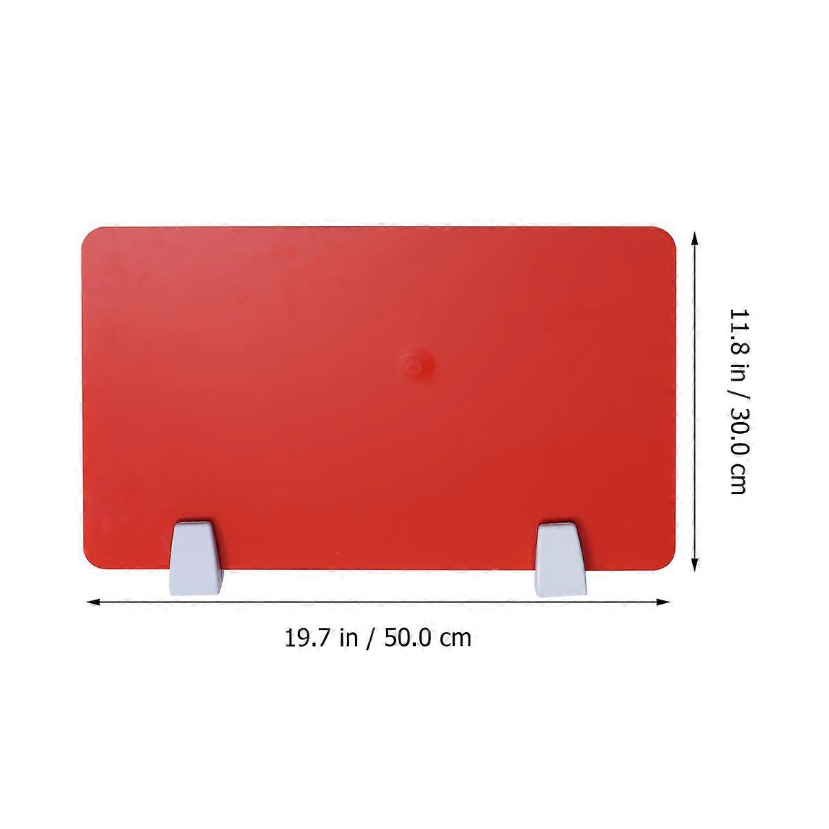 Desktop Partition Board Office Partition for Office 3Pcs Acrylic Divider