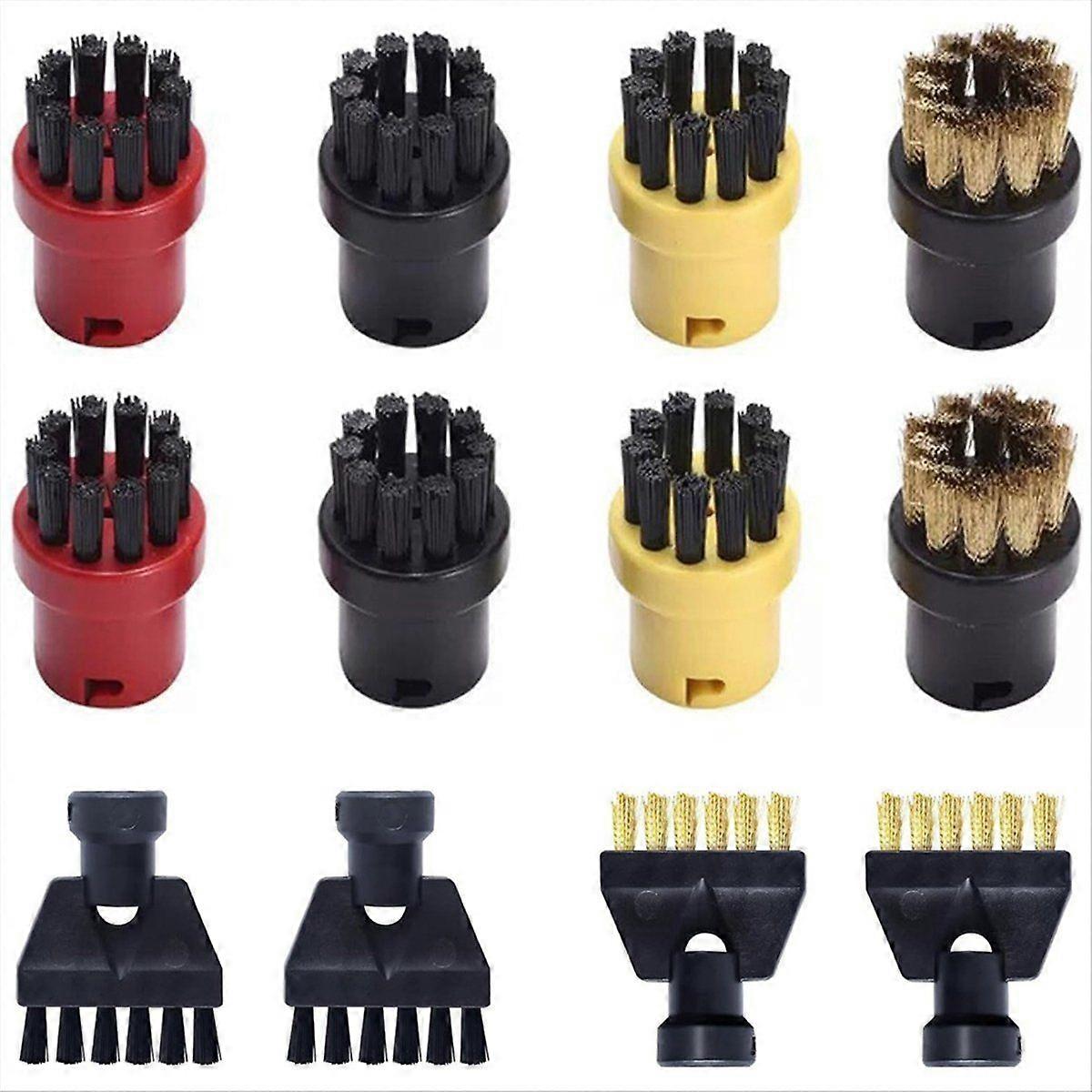 12Pcs Steam Round Brush Set Replacement Parts for SC1 SC2 SC3 SC4 SC5 SC7 CTK10 CTK20 Steam Cleaner