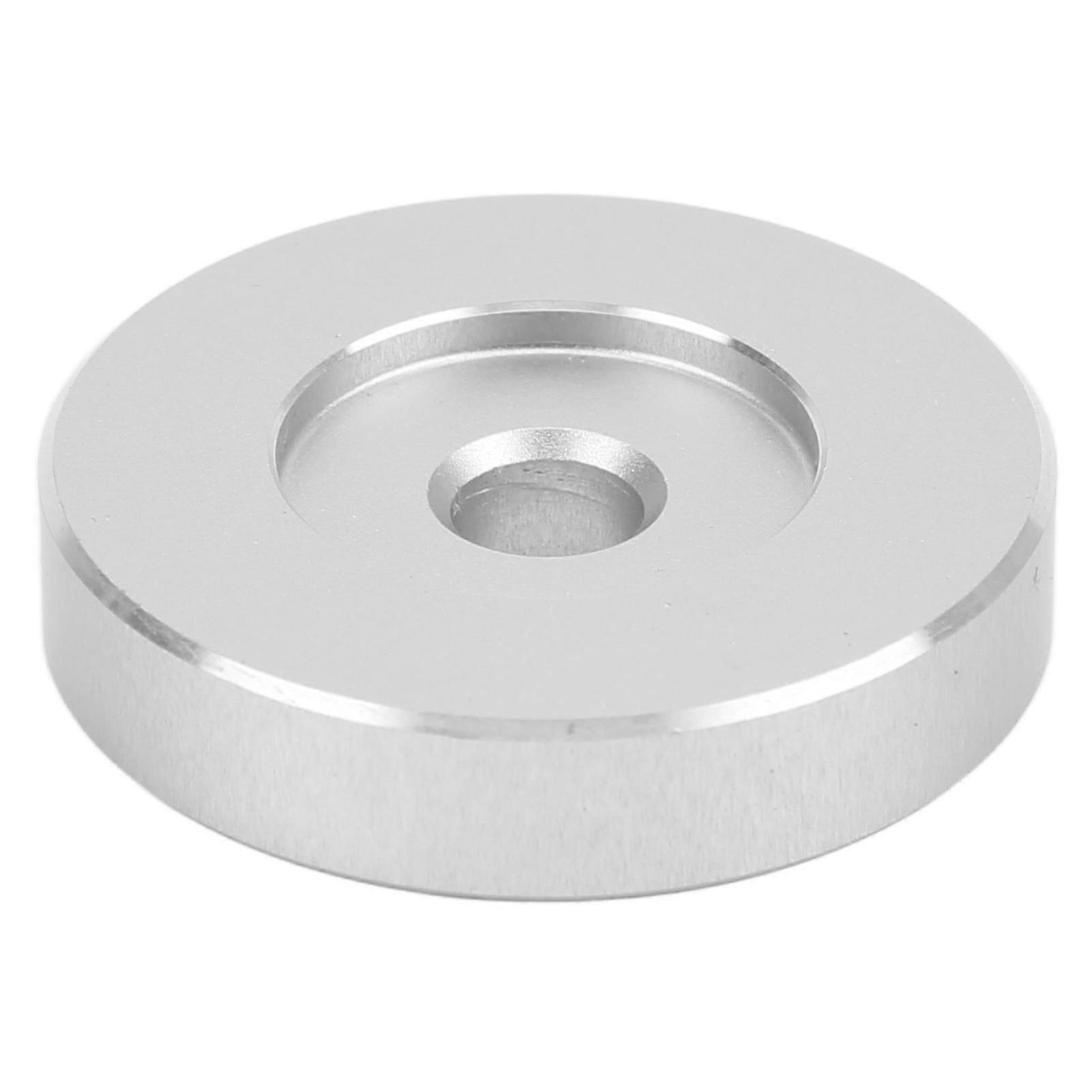 Phonograph Record Adapter Metal Turntable Disc Accessory Replacement Part Silver
