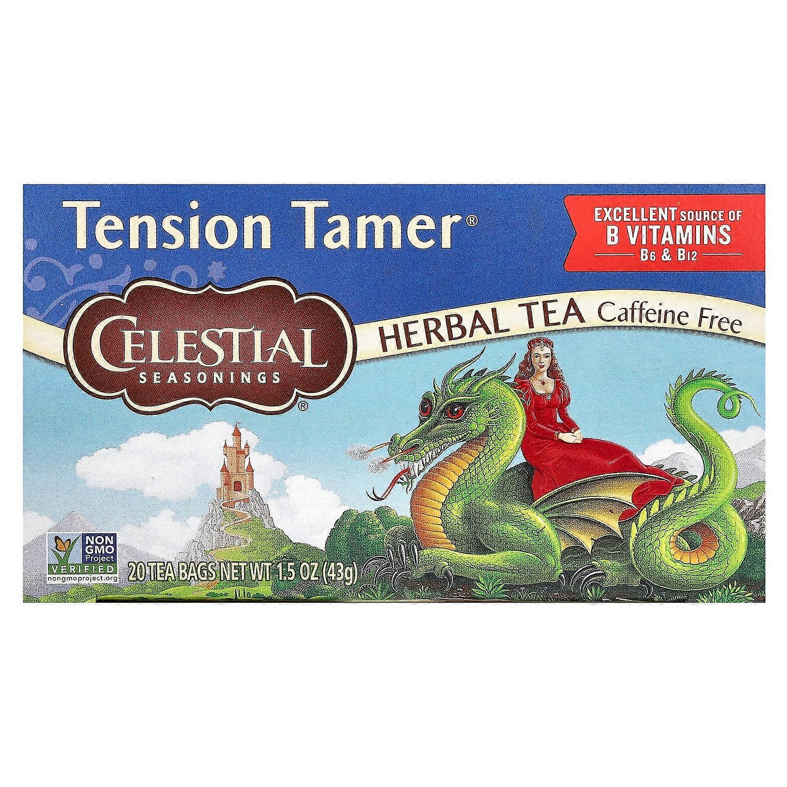 Herbal Tea, Tension TamerÃÂÃÂÃÂÃÂ¬ÃÂÃÂÃÂÃÂ, Caffeine Free, 20 Tea Bags, 1.5 oz (43 g)