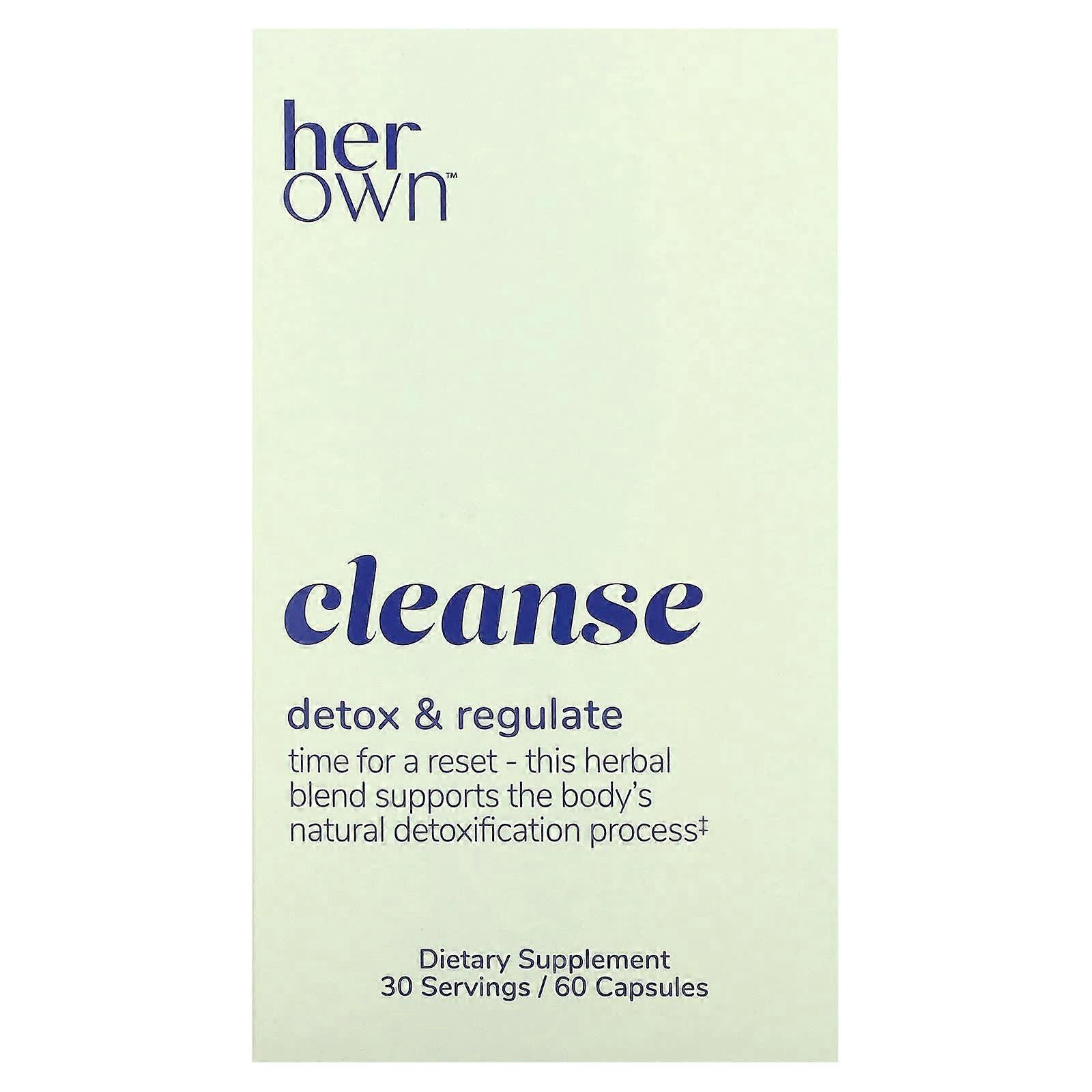 Cleanse, Detox & Regulate, 60 Capsules