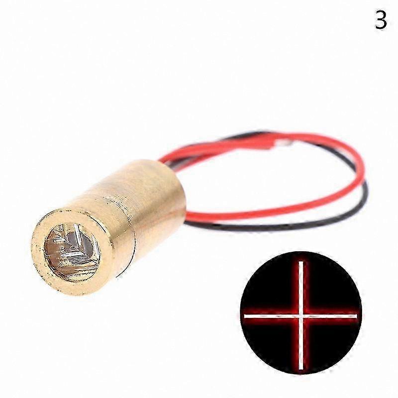 Red Laser Diode Module 650nm 9mm 3V 50mW Copper Cross Design for Precision Applications