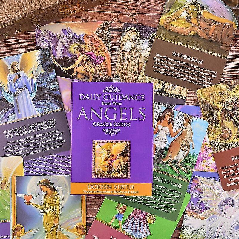 25-26 Tarot Cards Daily Guidance Angel Oracle Card Deck Table Game Playing Cards