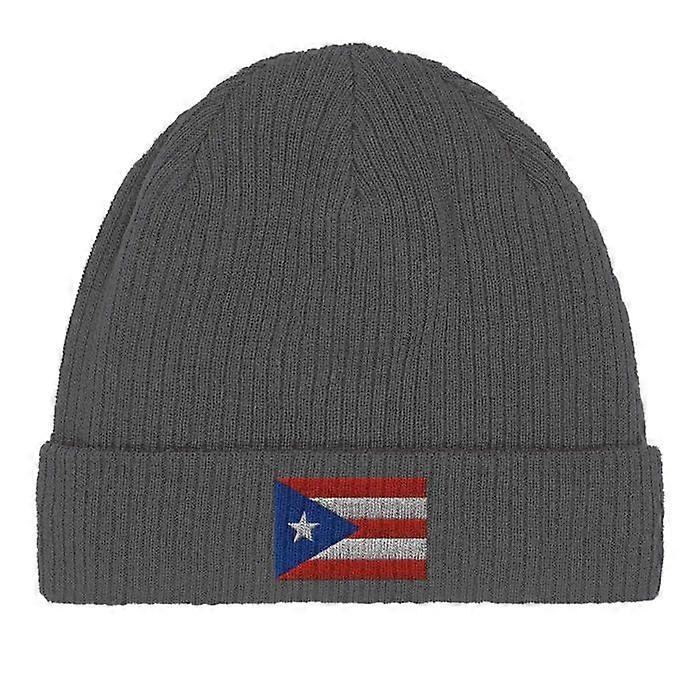 Puerto Rico Flag Cap in Gray