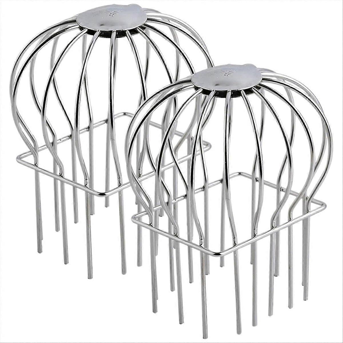 Gutter Guard,2Pcs Round Head Gutter Filter Downspout for Leaves-B