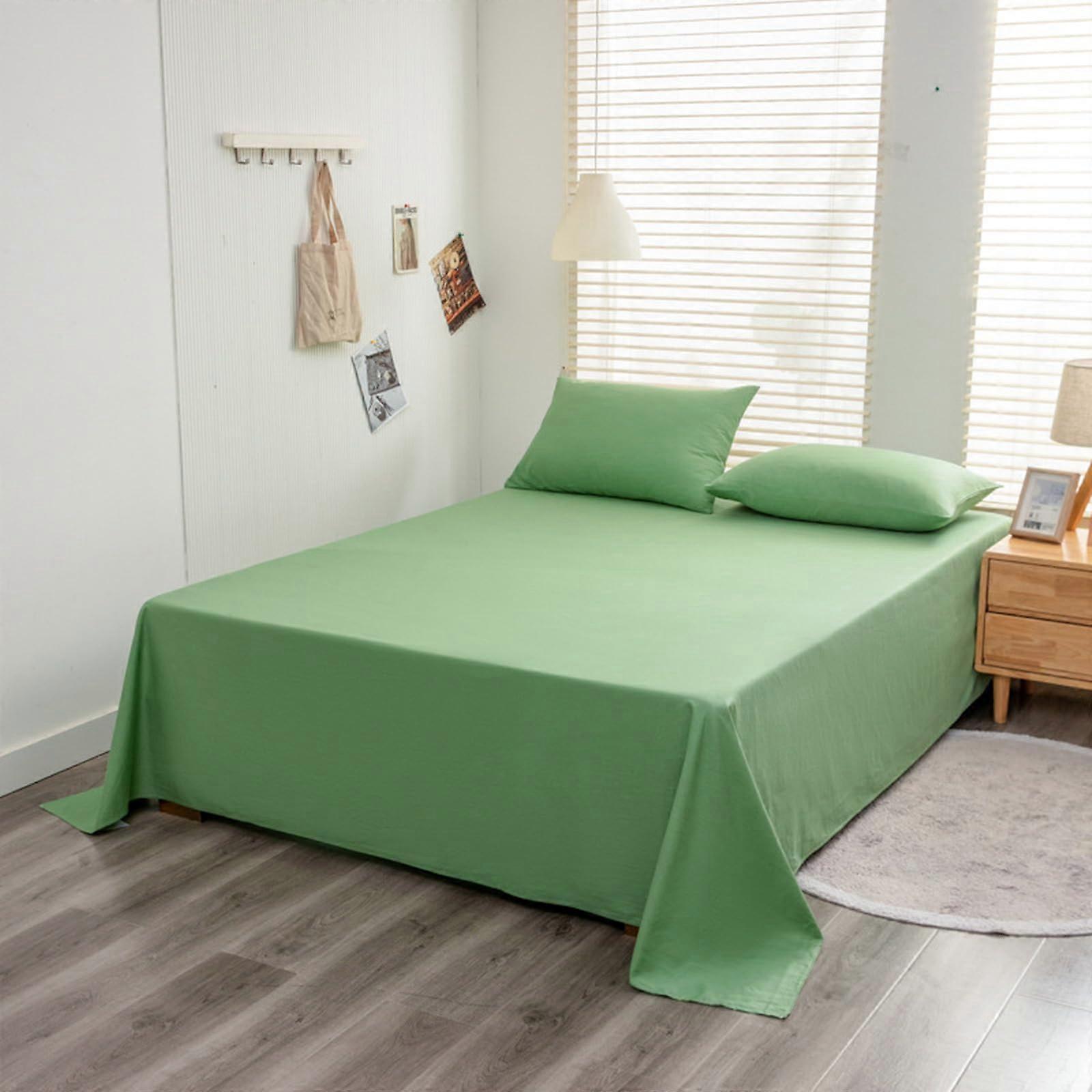 Flat Sheet Comforts Cotton 245x270cm King Size Breathable Anti Wrinkle Shrink Fade Resistant Bedding