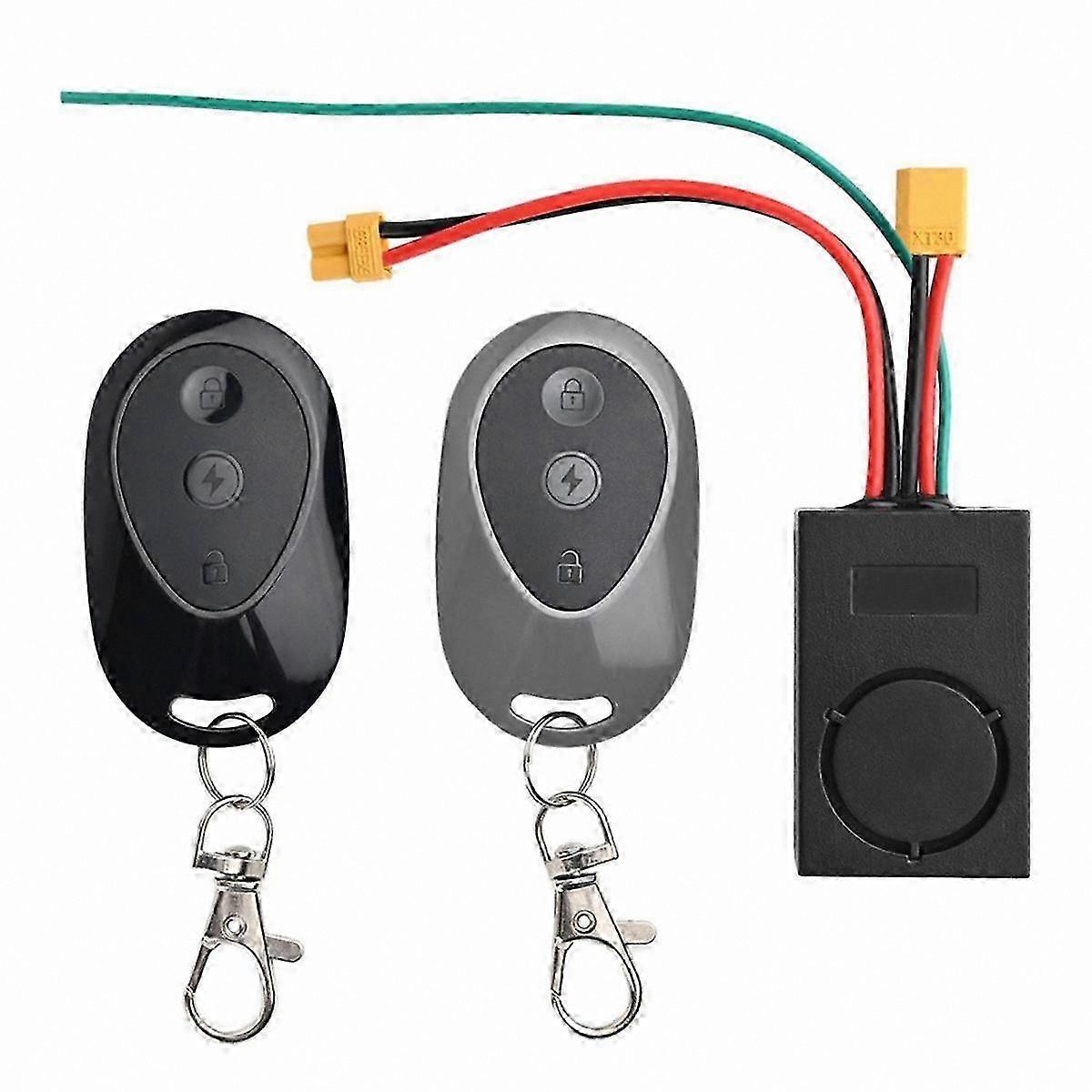 Wireless Anti-Theft Vibration Alarm for Electric Scooters with Remote Control Security Feature