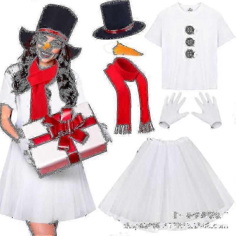 クリスマスコスチュームクリスマス雪だるまコスプレコスチューム大人の雪だるまショートスカートステージコスチューム